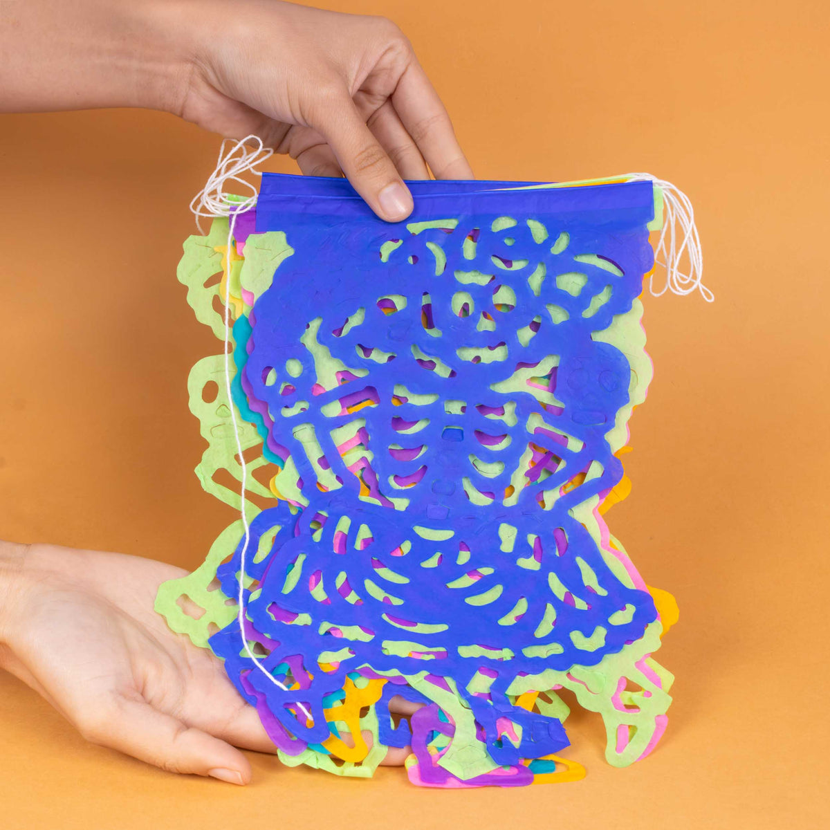 Dancing Catrina Papel Picado Banner