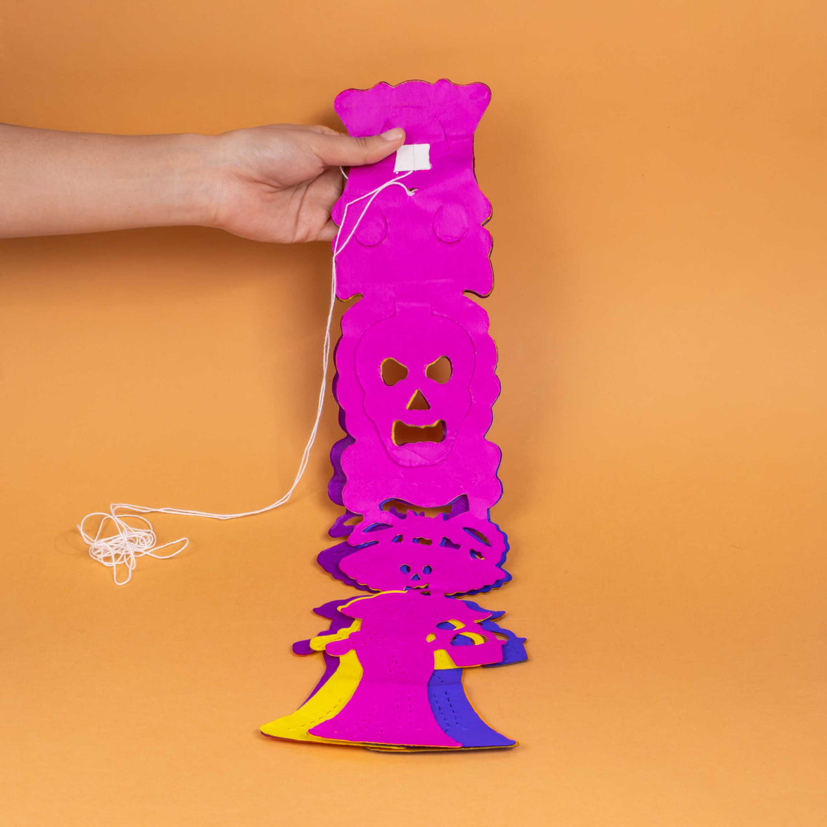 Colorful Catrina Papel Picado Banner
