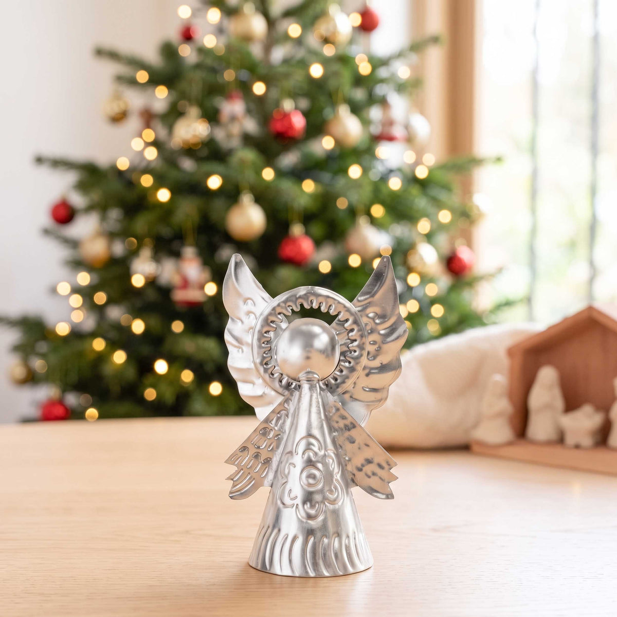 Angel Sculpture Tin Art