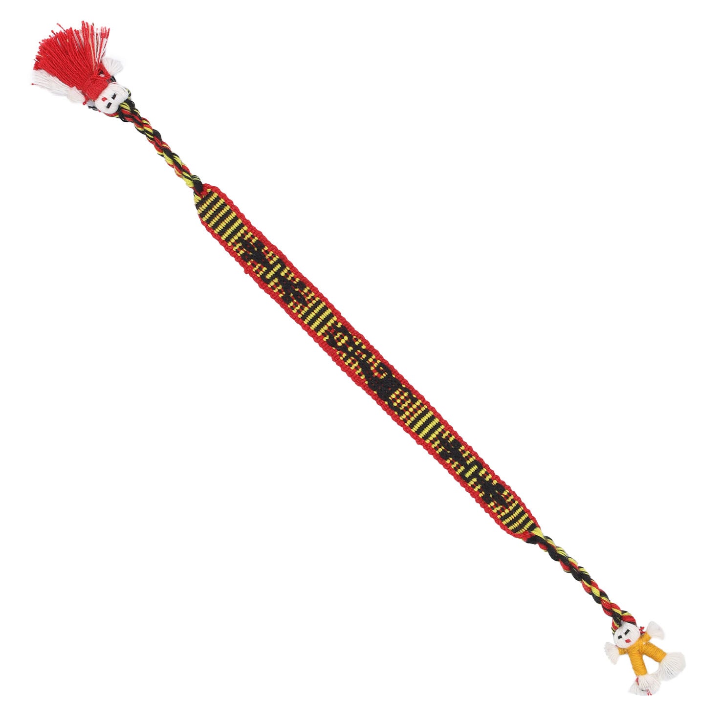 Comunidad Handwoven Bracelet with Dolls