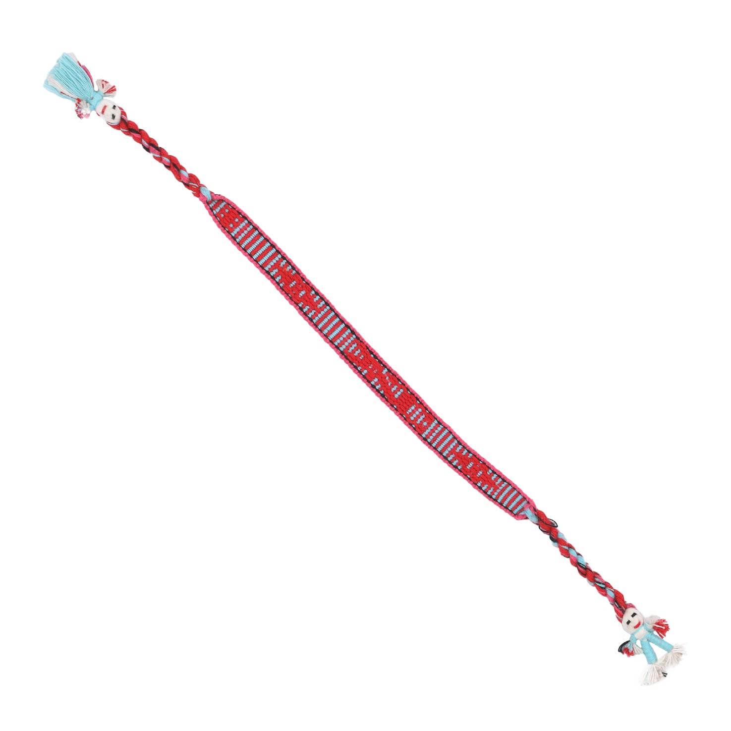 Comunidad Handwoven Bracelet with Dolls