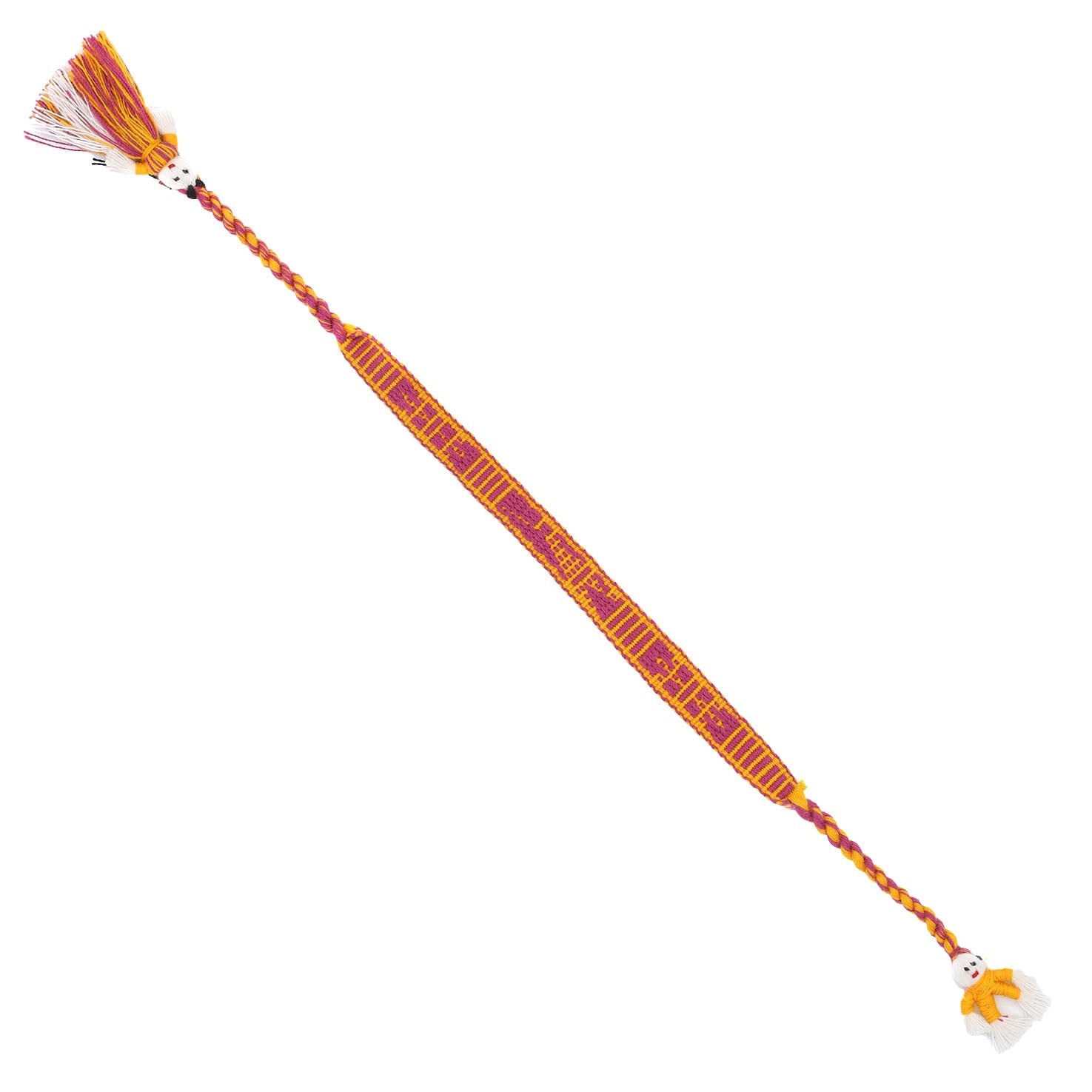 Comunidad Handwoven Bracelet with Dolls