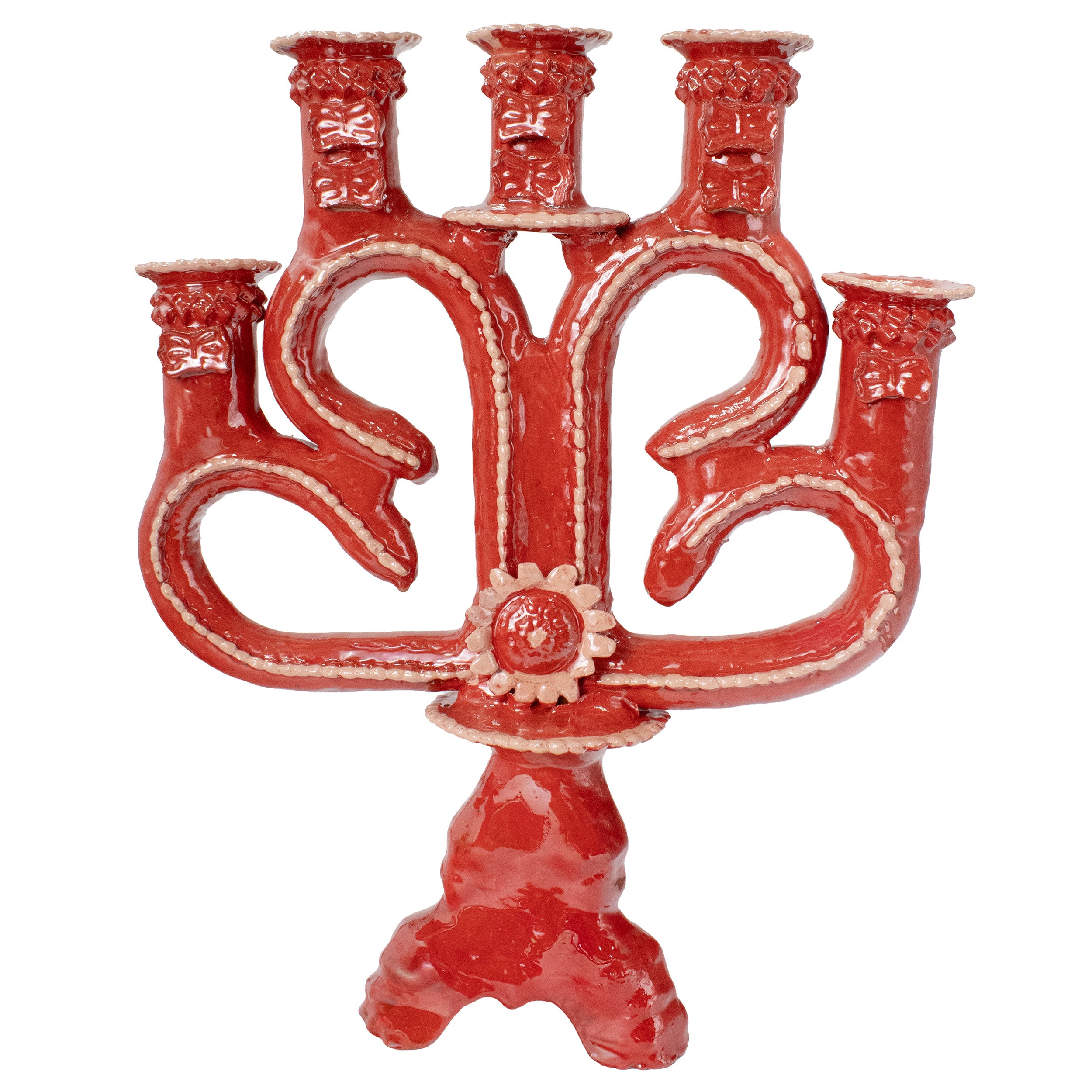 Corazón Luminar 5-Candle Candelabra