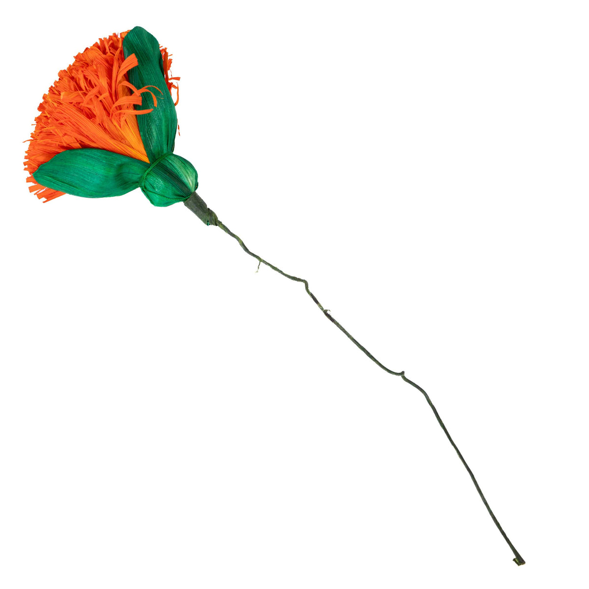 Cornhusk Cempasúchil (Marigold) Flower