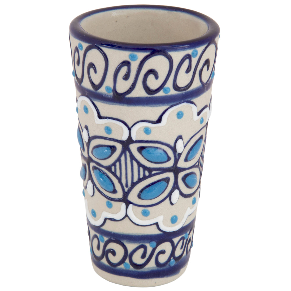Coyoacán Hand-Painted Ceramic Shot Glass