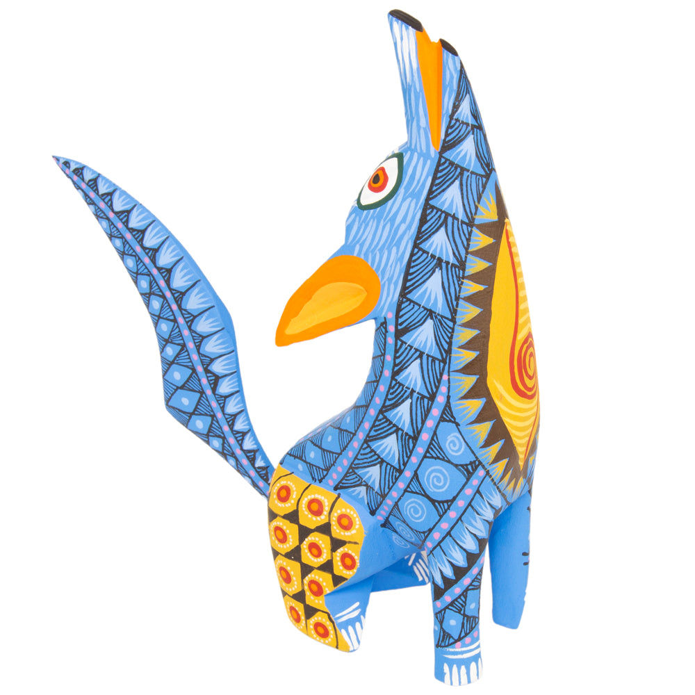 X-Large Coyote Alebrije with Frets