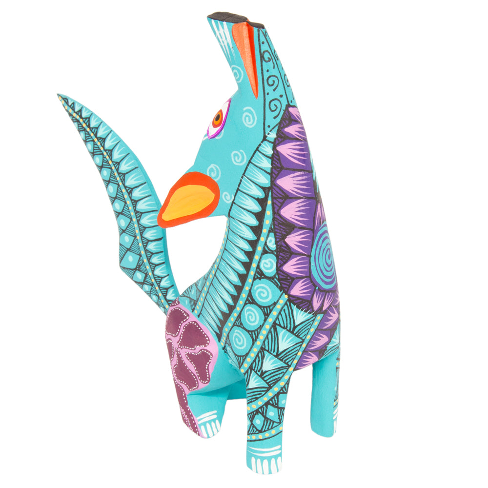 X-Large Coyote Alebrije with Frets