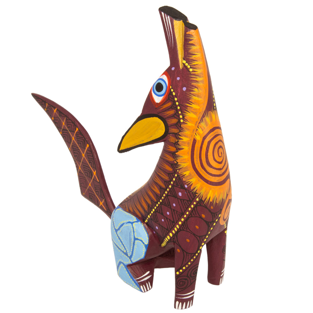 X-Large Coyote Alebrije with Frets