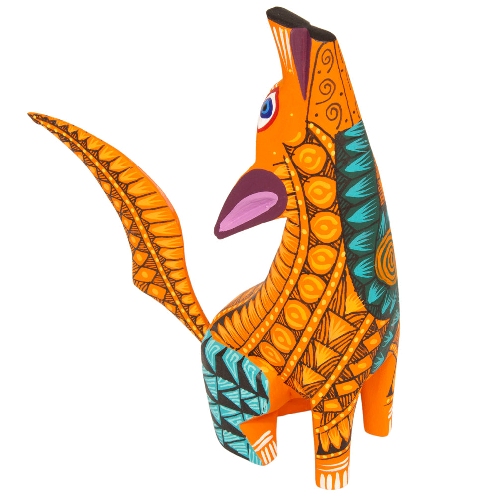 X-Large Coyote Alebrije with Frets