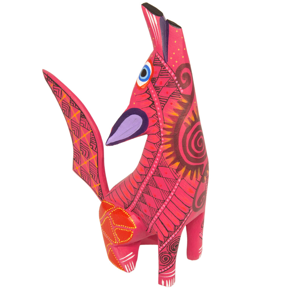 X-Large Coyote Alebrije with Frets