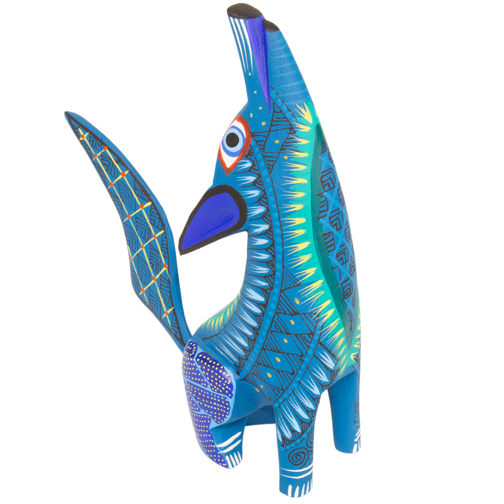 X-Large Coyote Alebrije with Frets