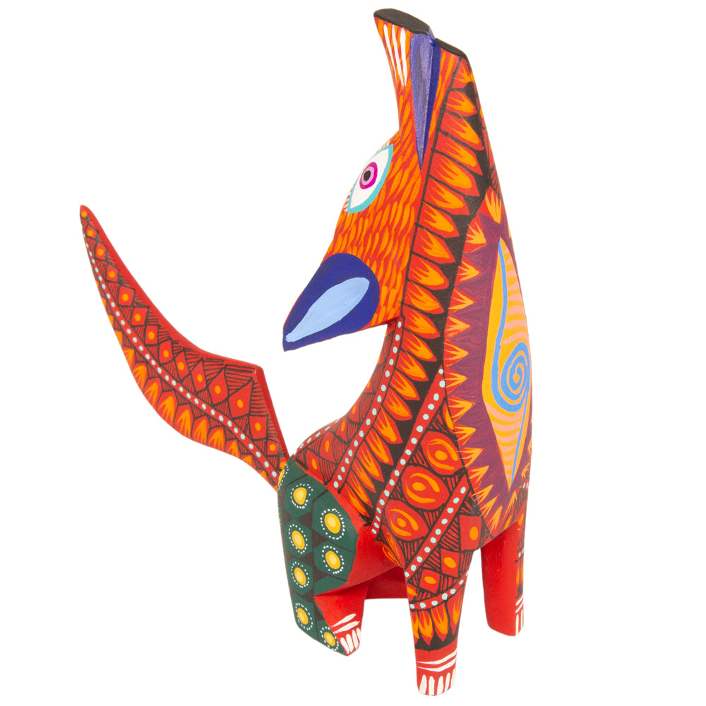 X-Large Coyote Alebrije with Frets