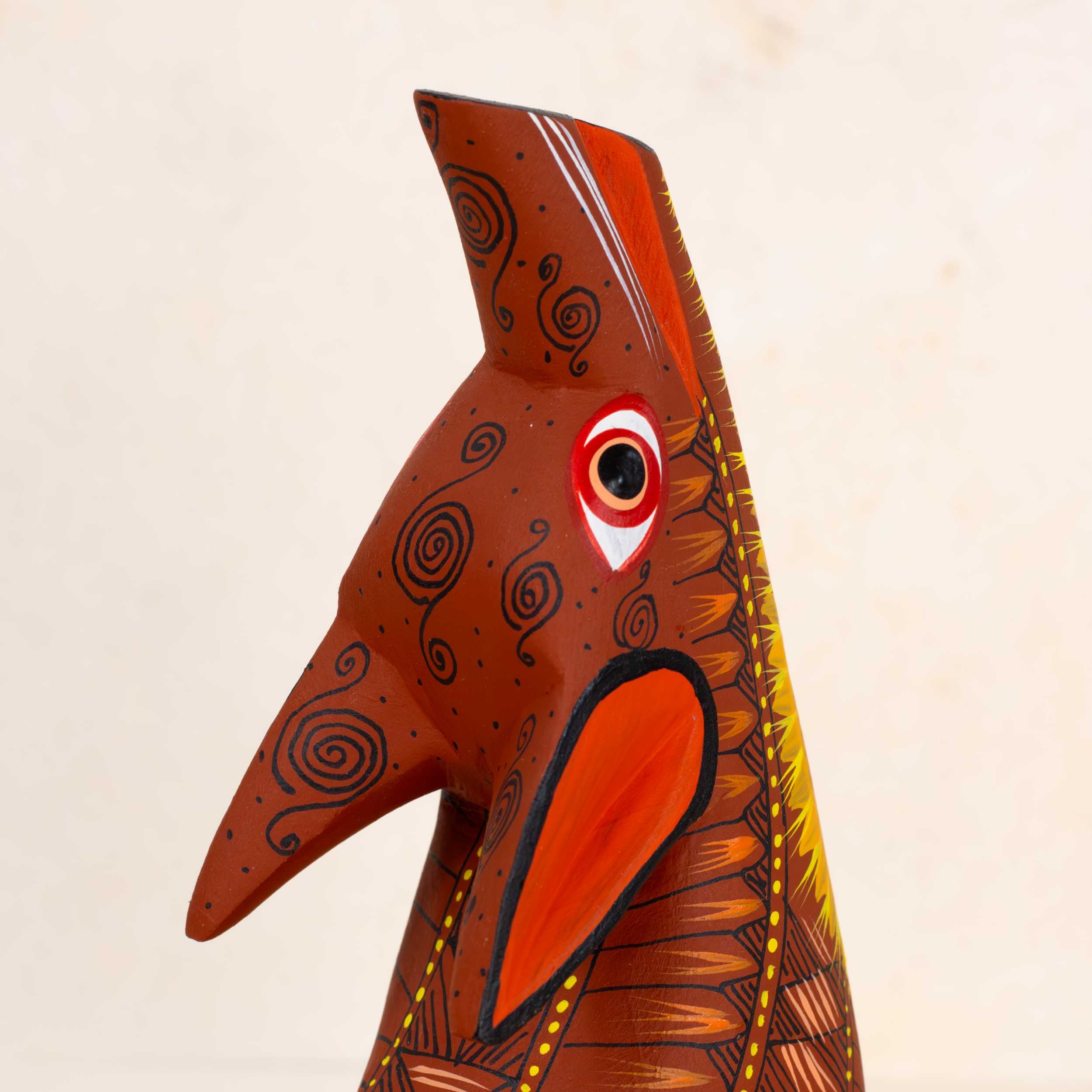 X-Large Coyote Alebrije with Frets
