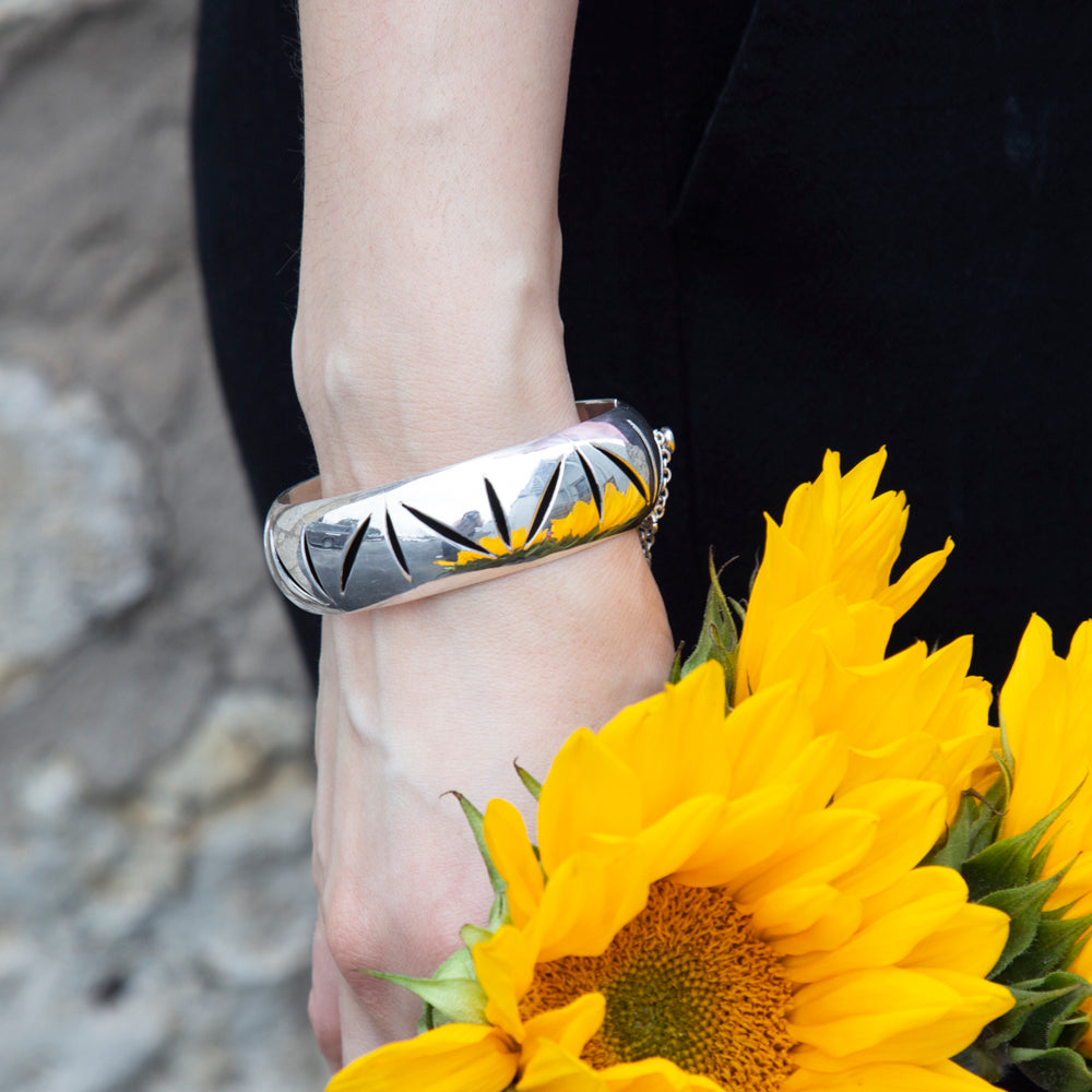 Vintage Sterling Silver Cuff Bracelet