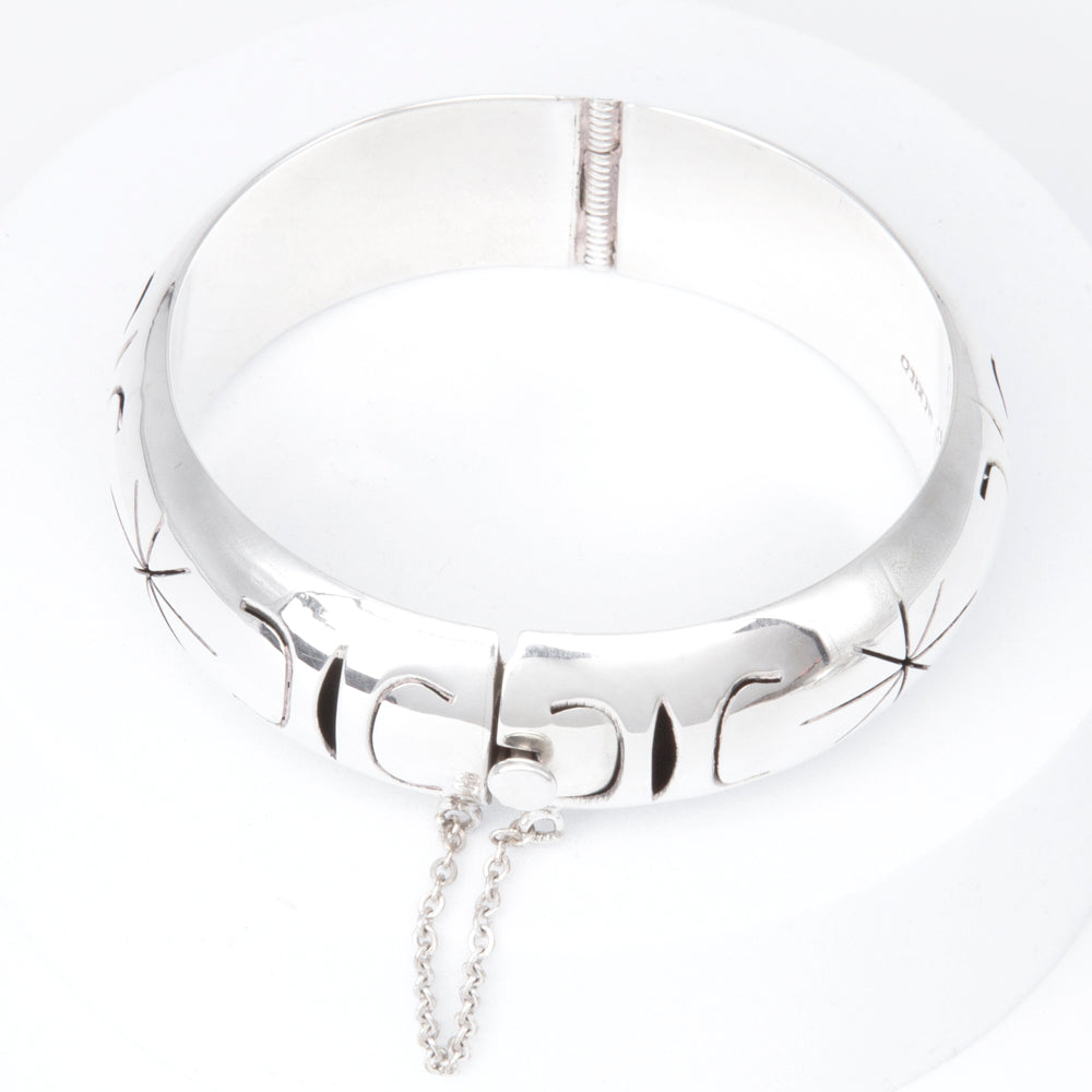Vintage Sterling Silver Cuff Bracelet