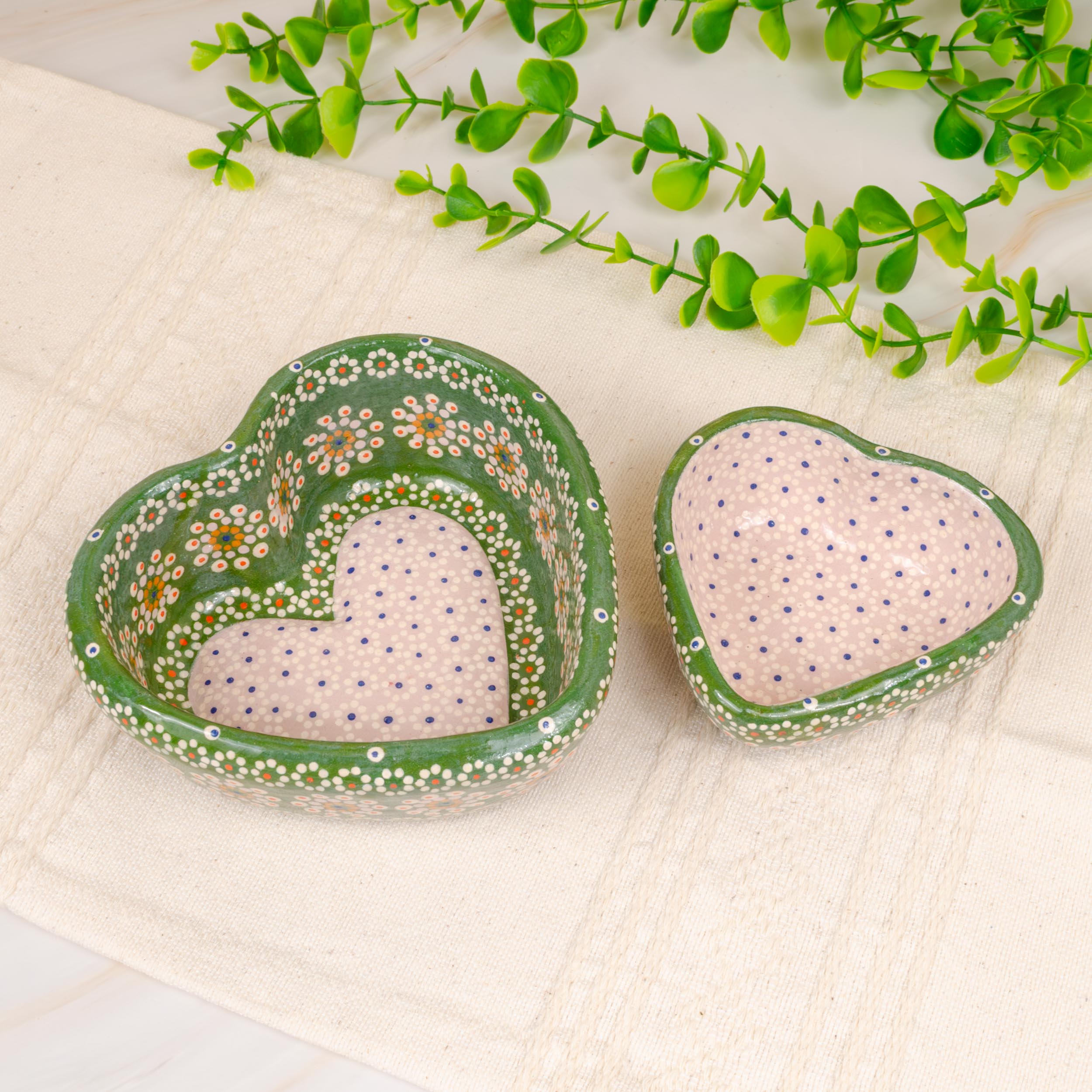Capula Heart Dish Trinket Set