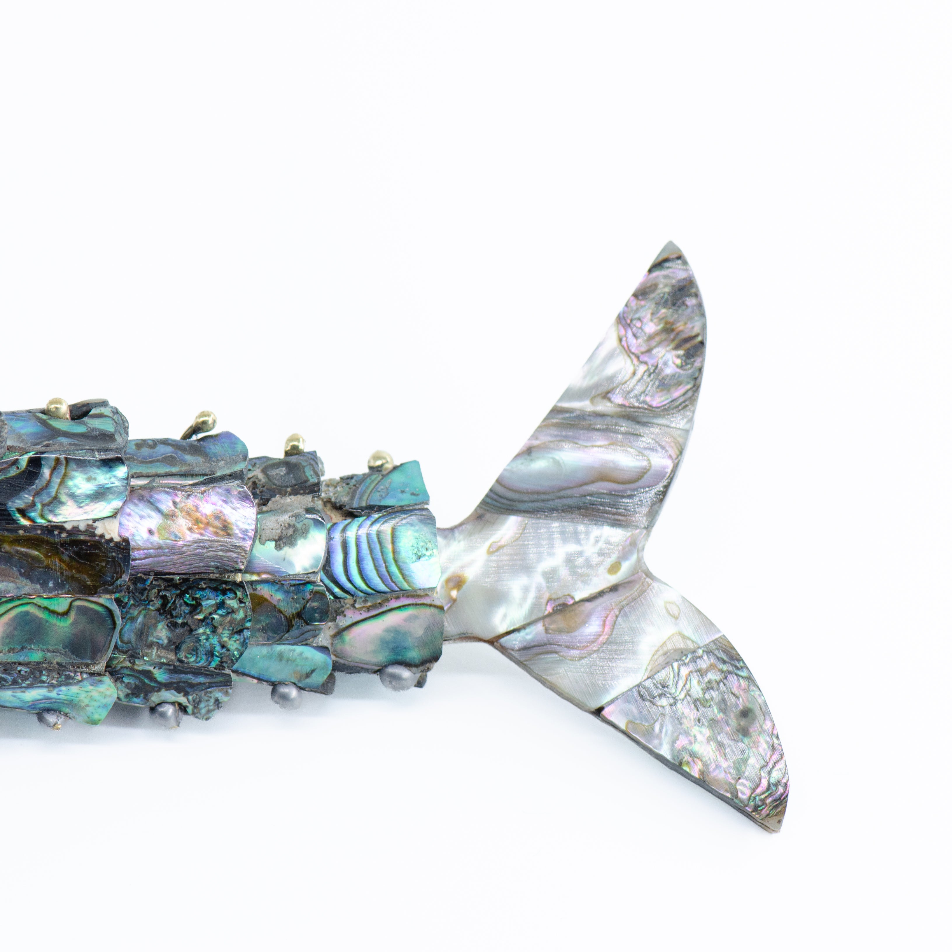 Articulated Abalone Shell Fish Bottle Opener