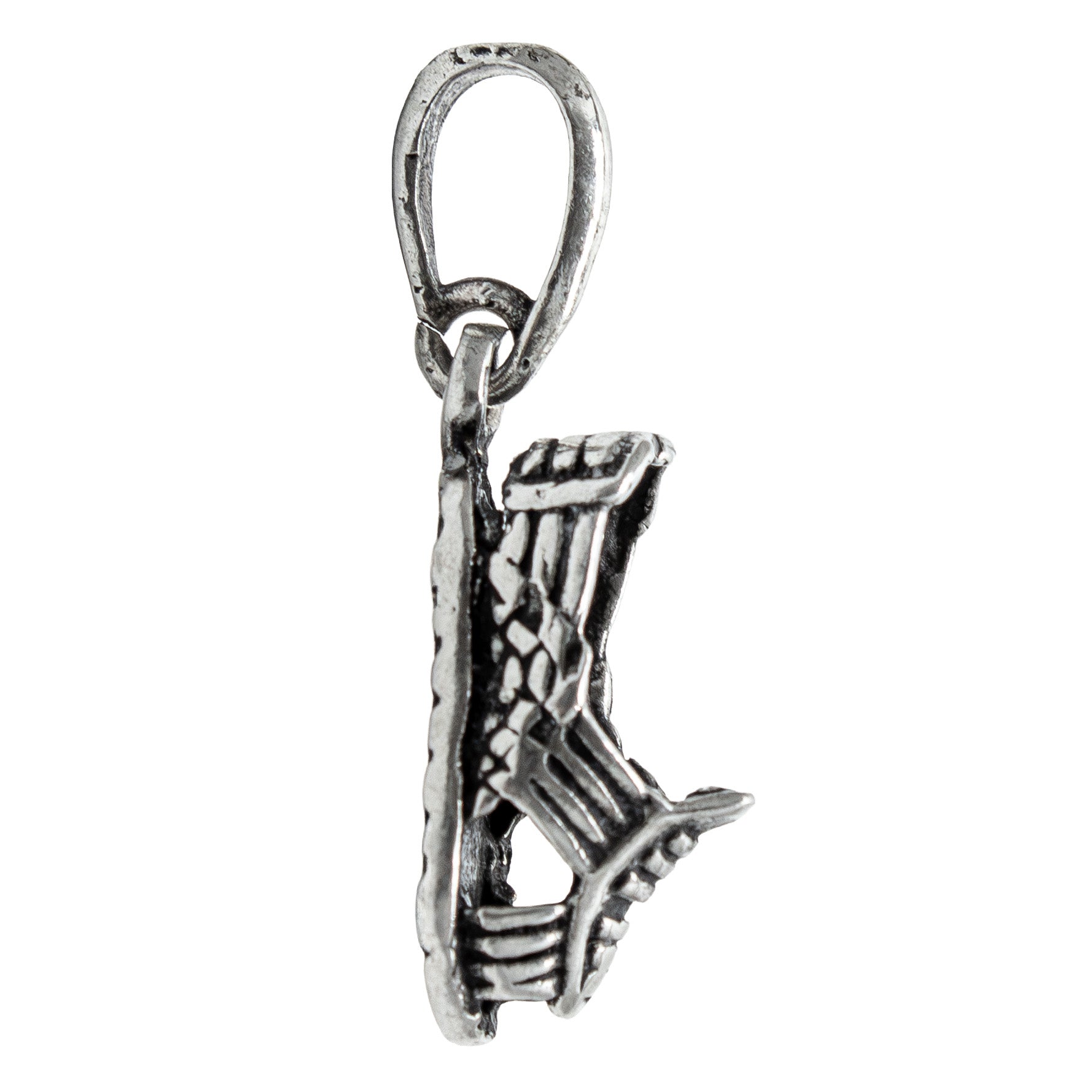 Sterling Silver Huarache Pendant