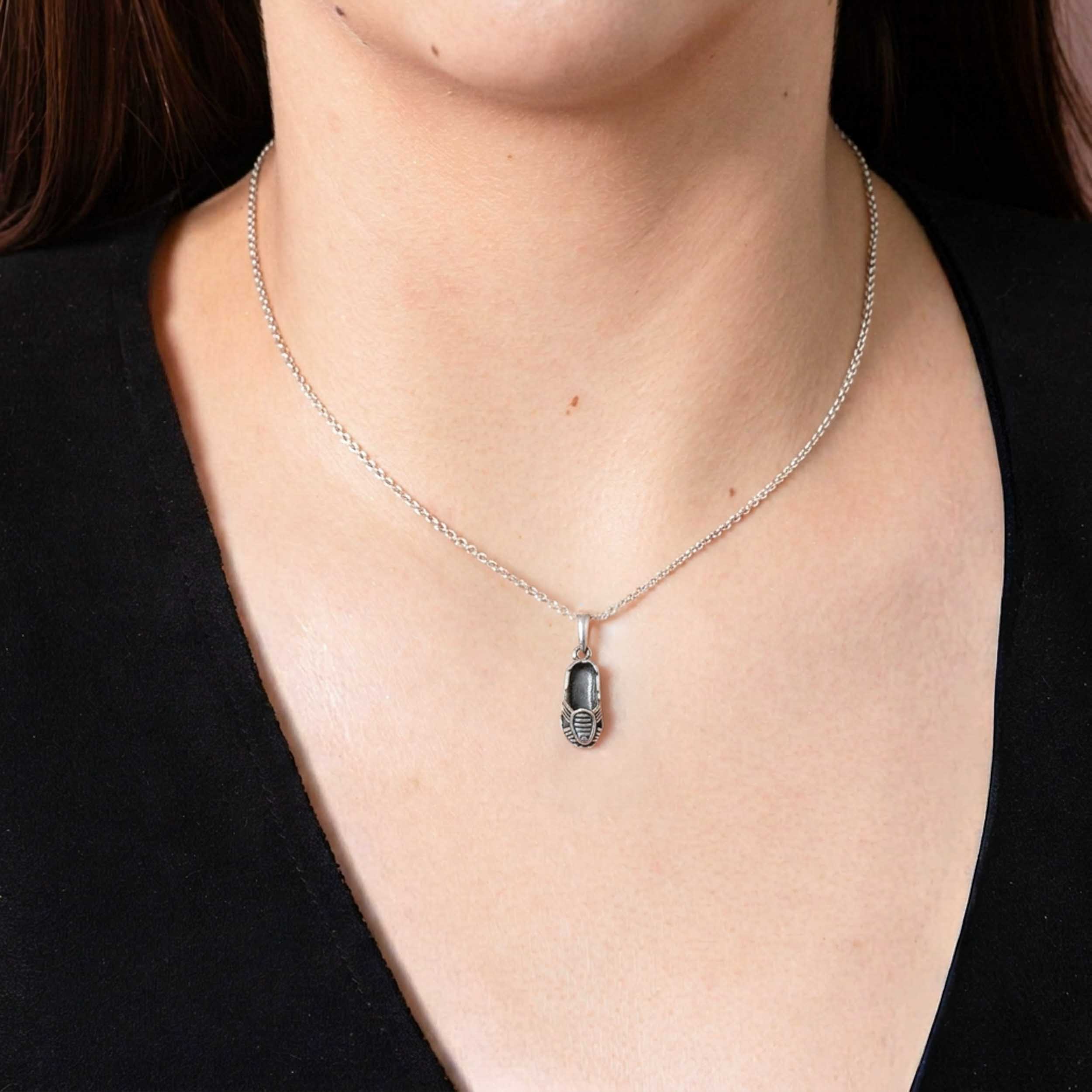 Sterling Silver Huarache Pendant