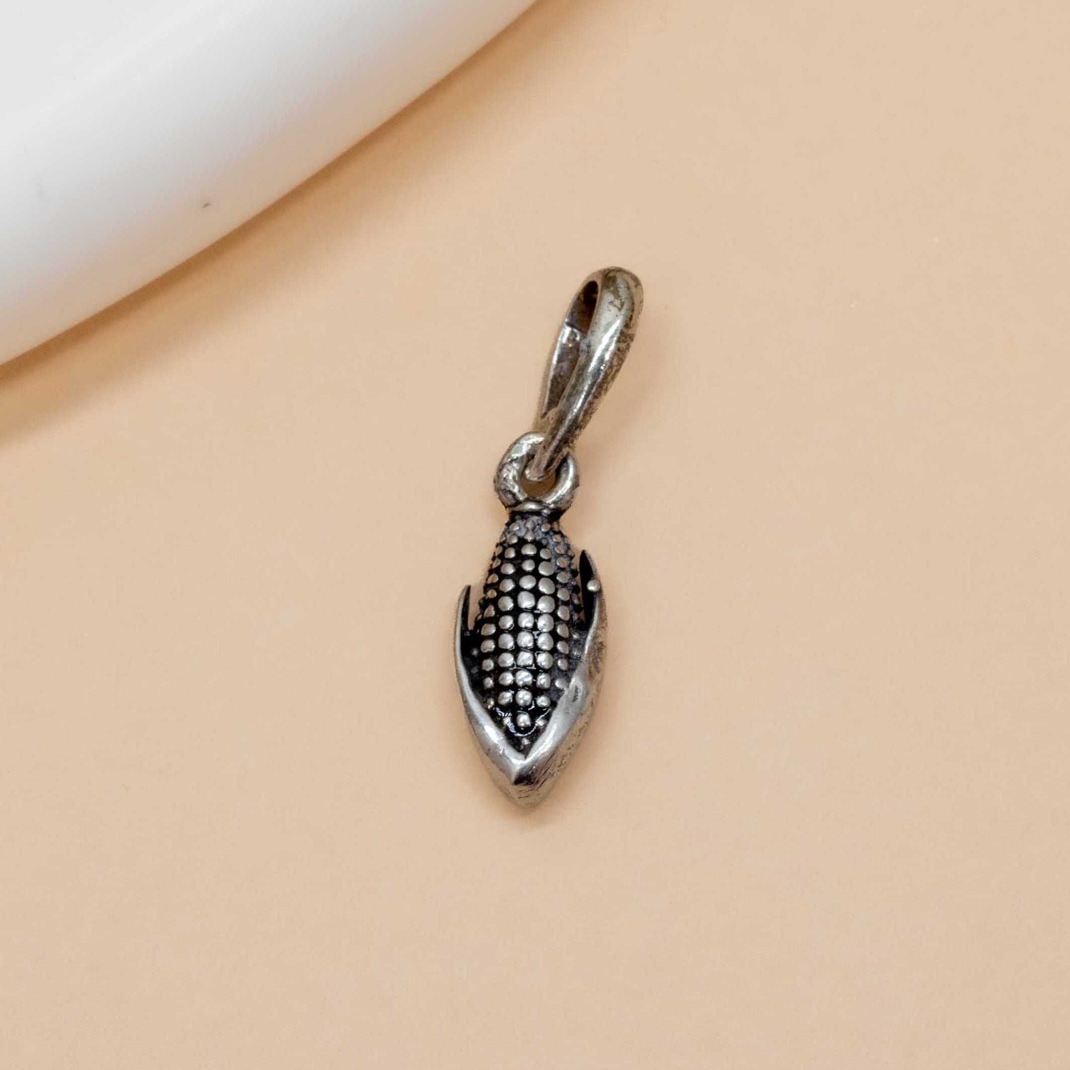 Sterling Silver Corn Pendant