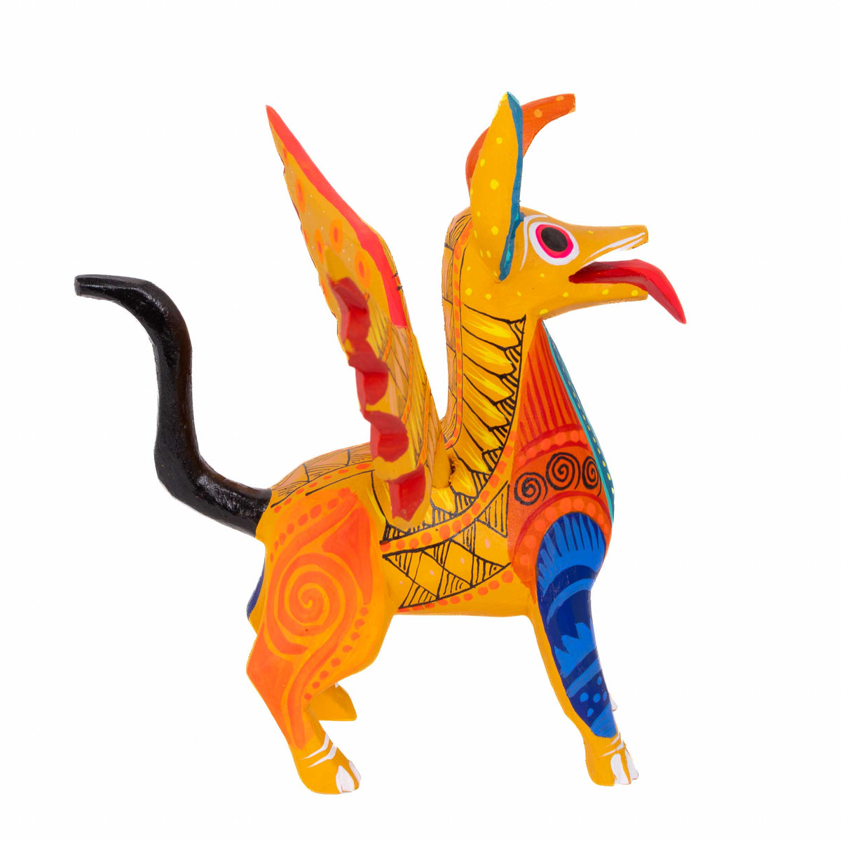 Alebrije Dante Dog with Frets and Wings
