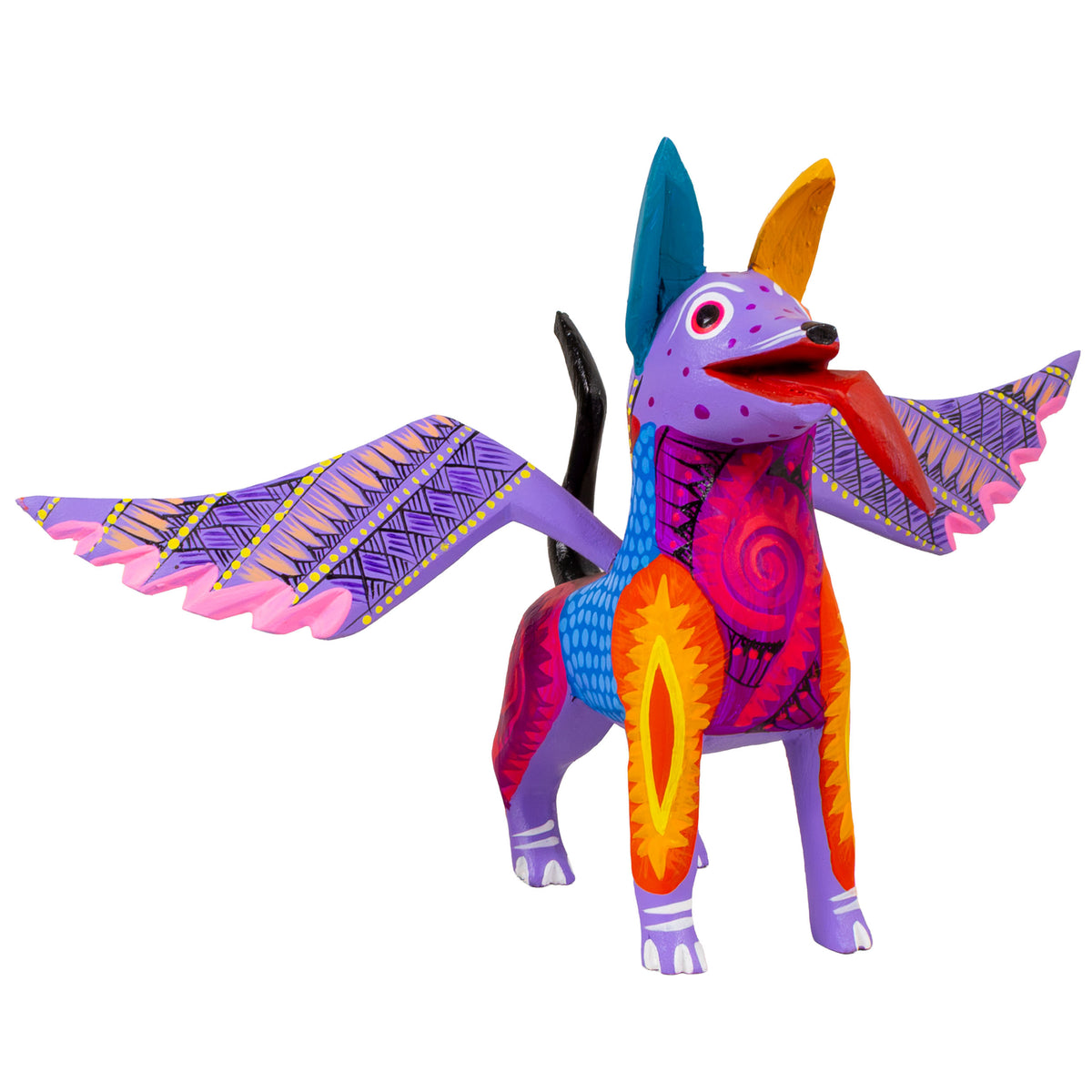 Alebrije Dante Dog with Frets and Wings