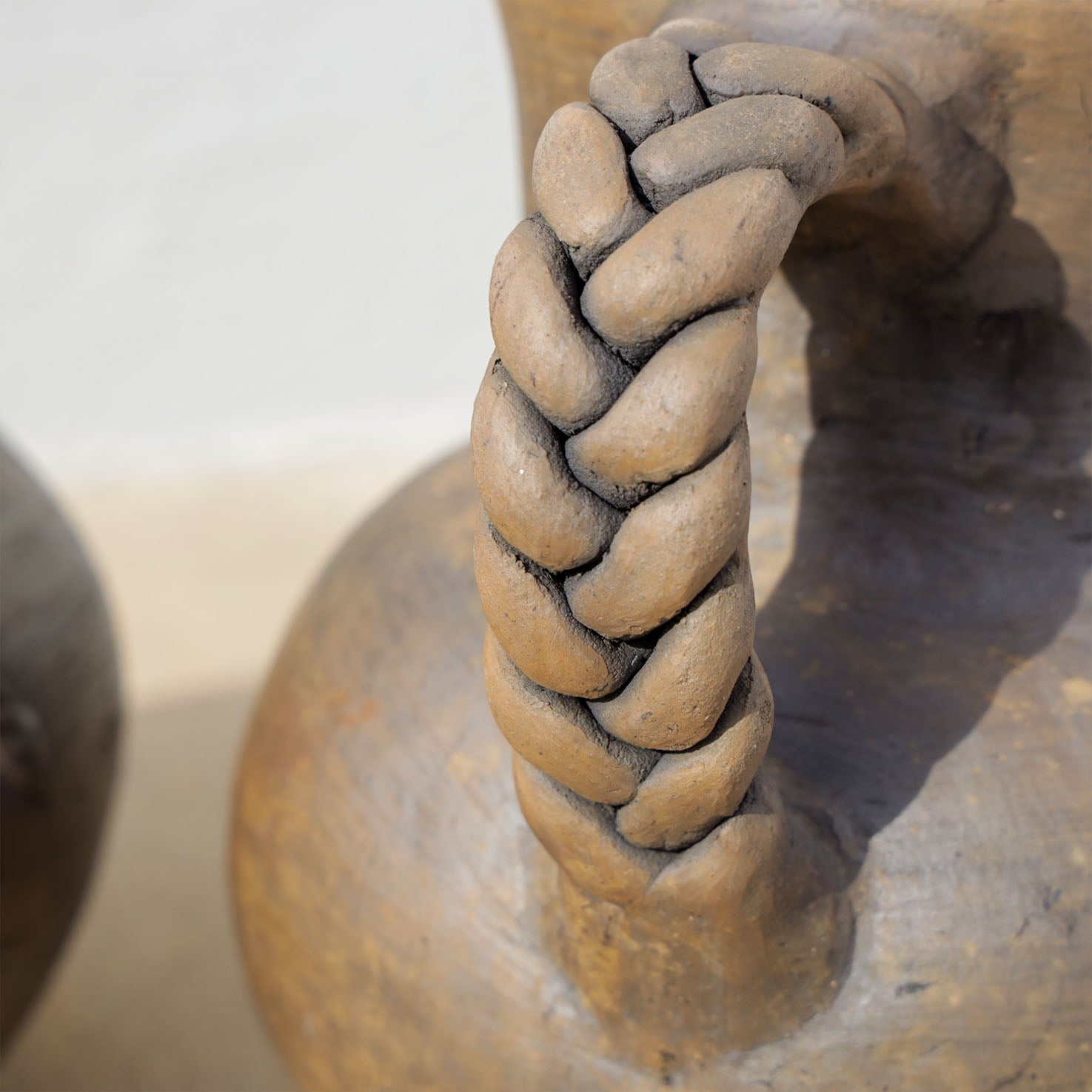 Atzompa Portrait Face Clay Pitcher