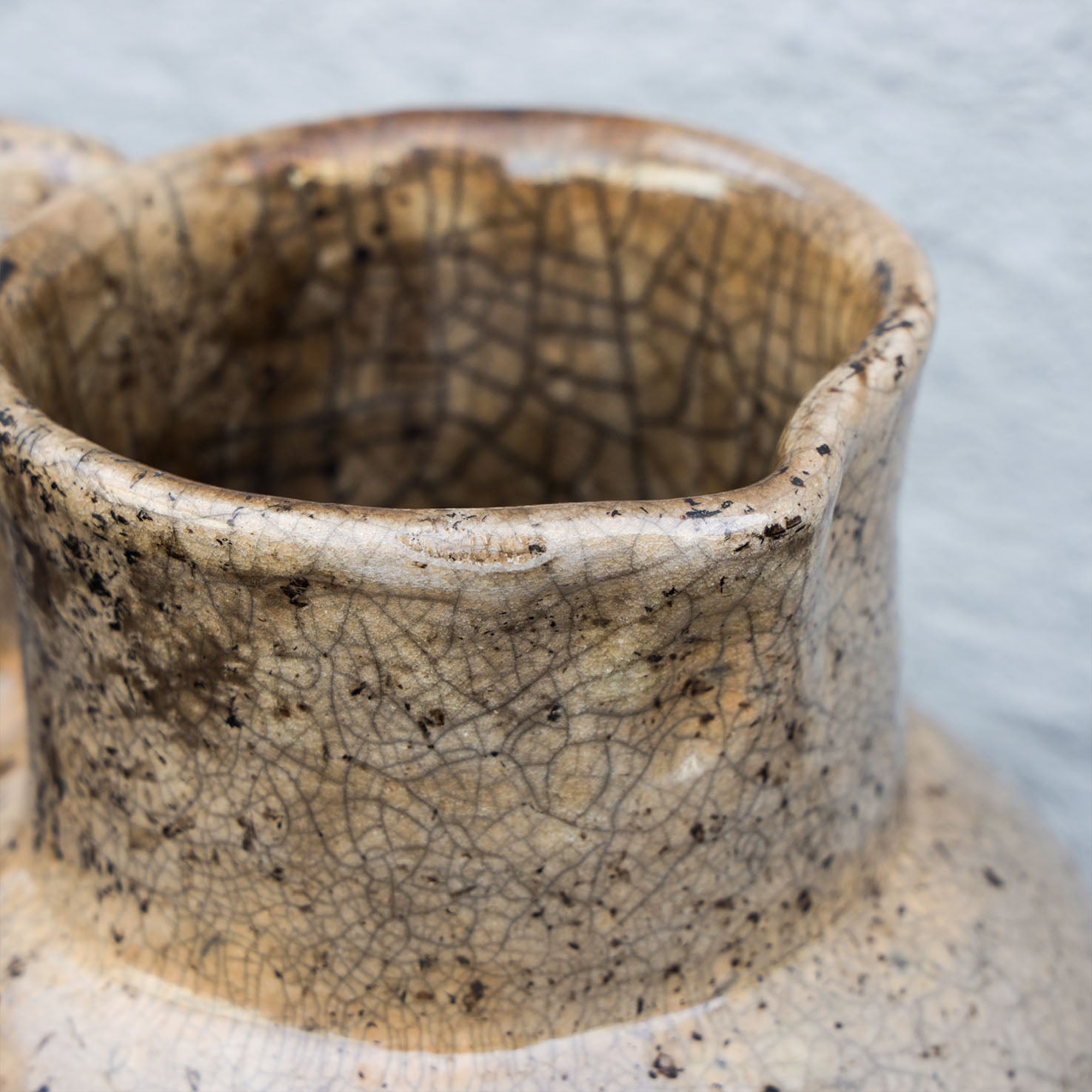 Atzompa Clay Half-Glazed Pitcher