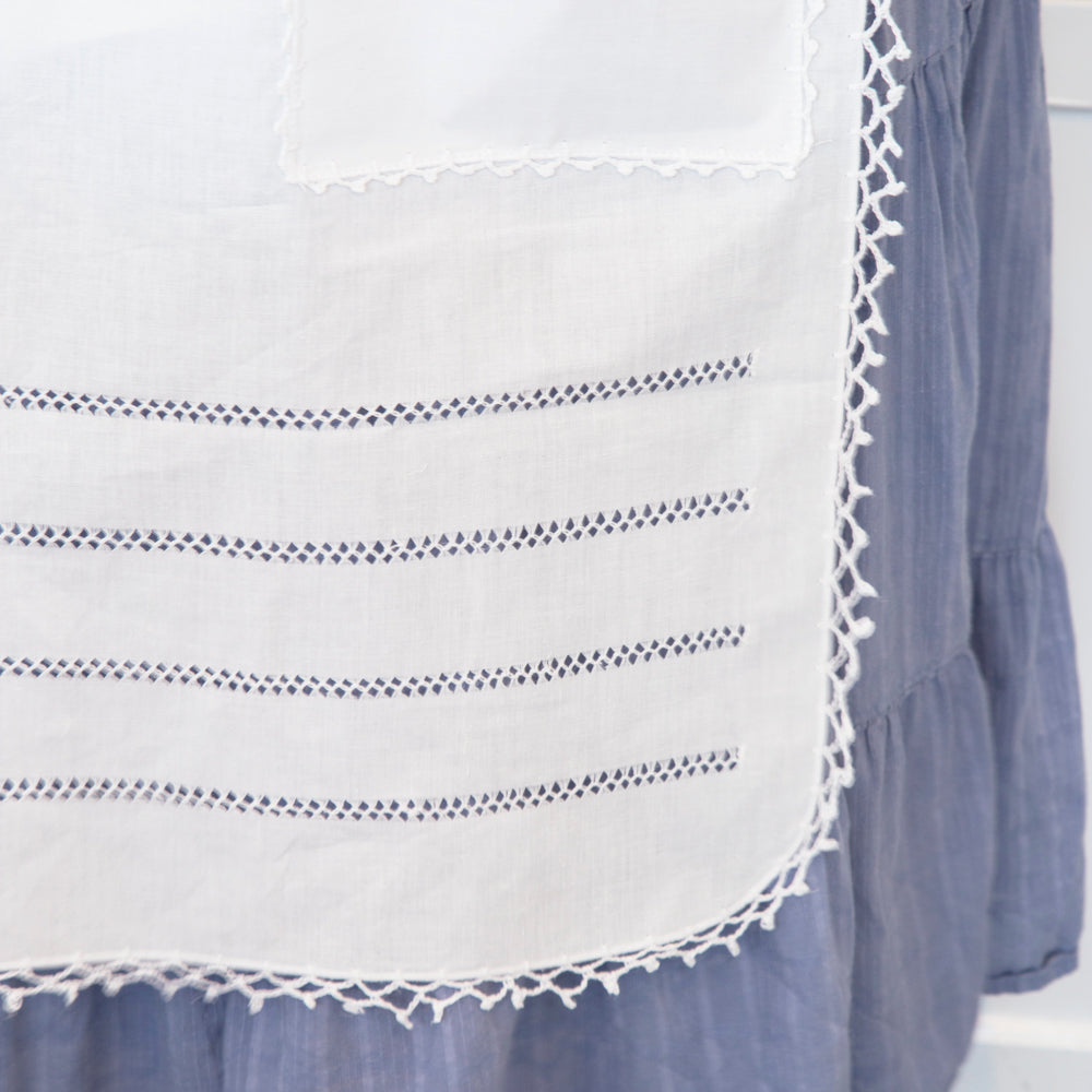 Deshilado Cotton Apron