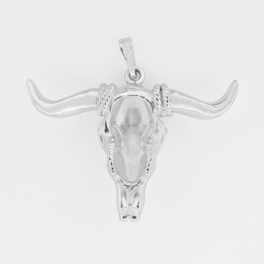 Sterling Silver Cabeza de Toro Pendant