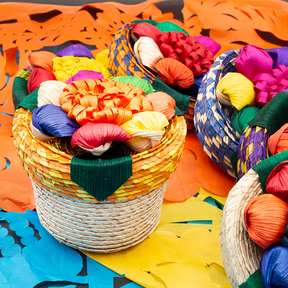 Flower Mini Palm Basket