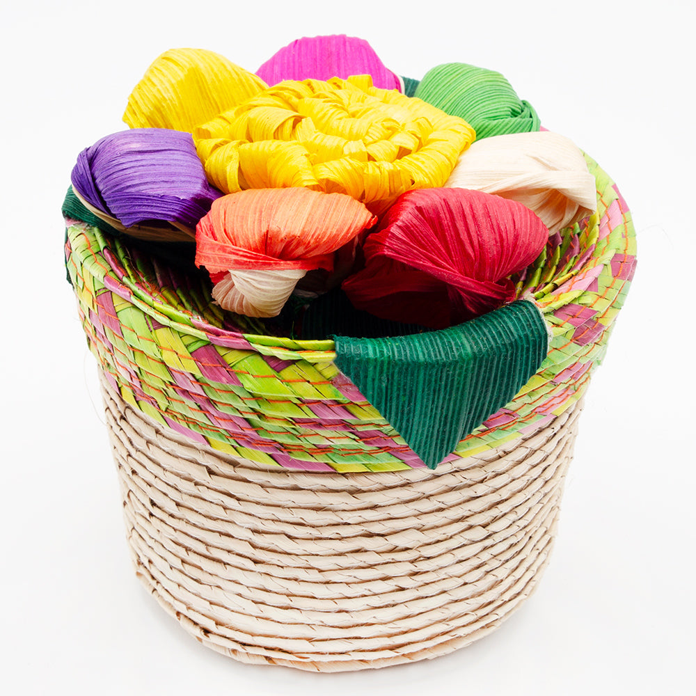 Flower Mini Palm Basket