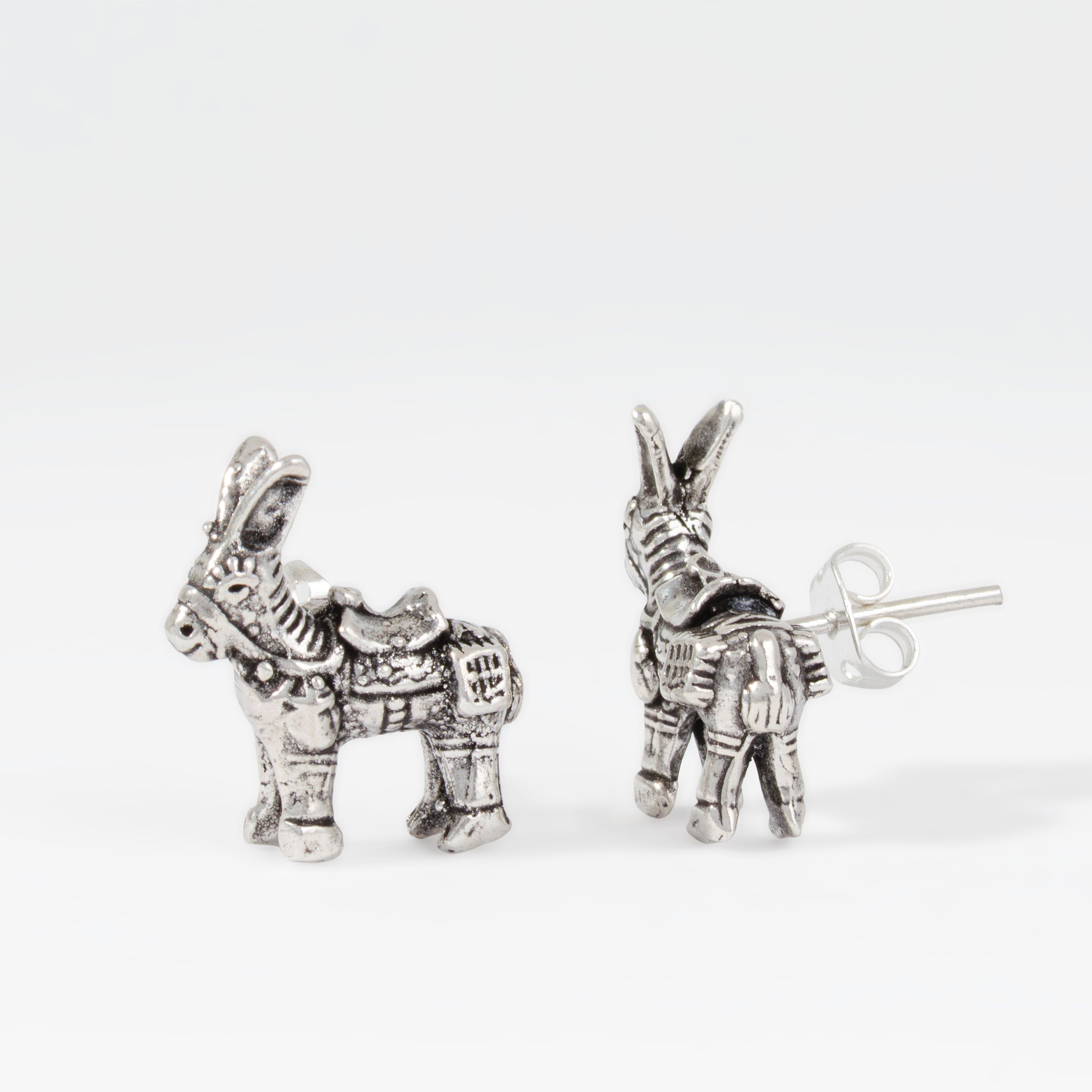 Sterling Silver Burrito Earrings