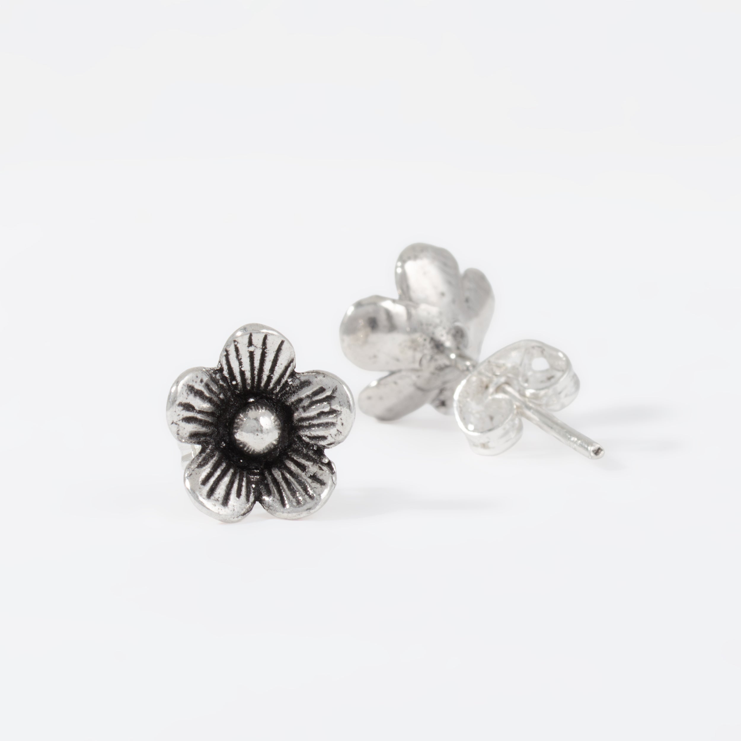 Sterling Silver Florecita Earrings