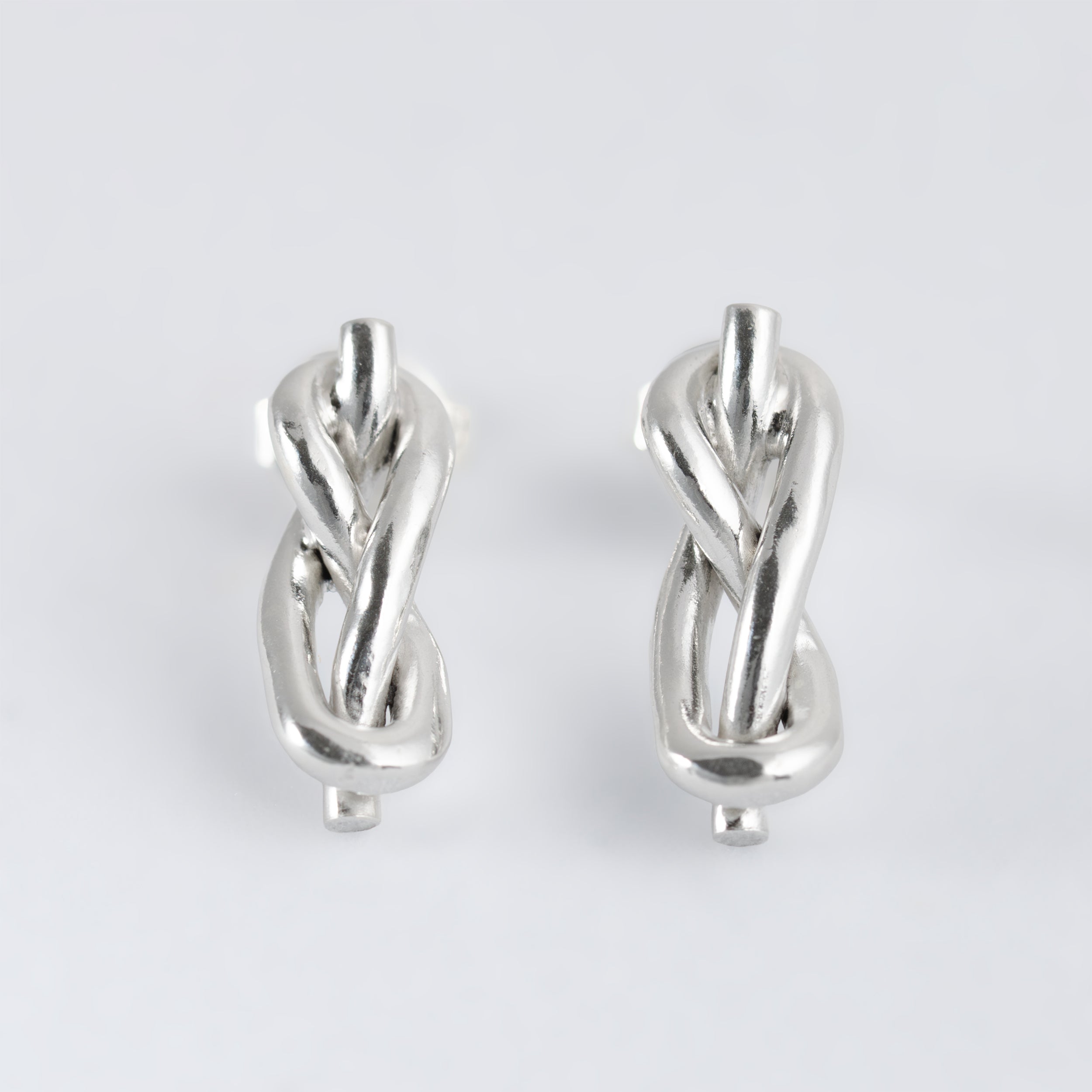 Sterling Silver Infinity Knot Earrings