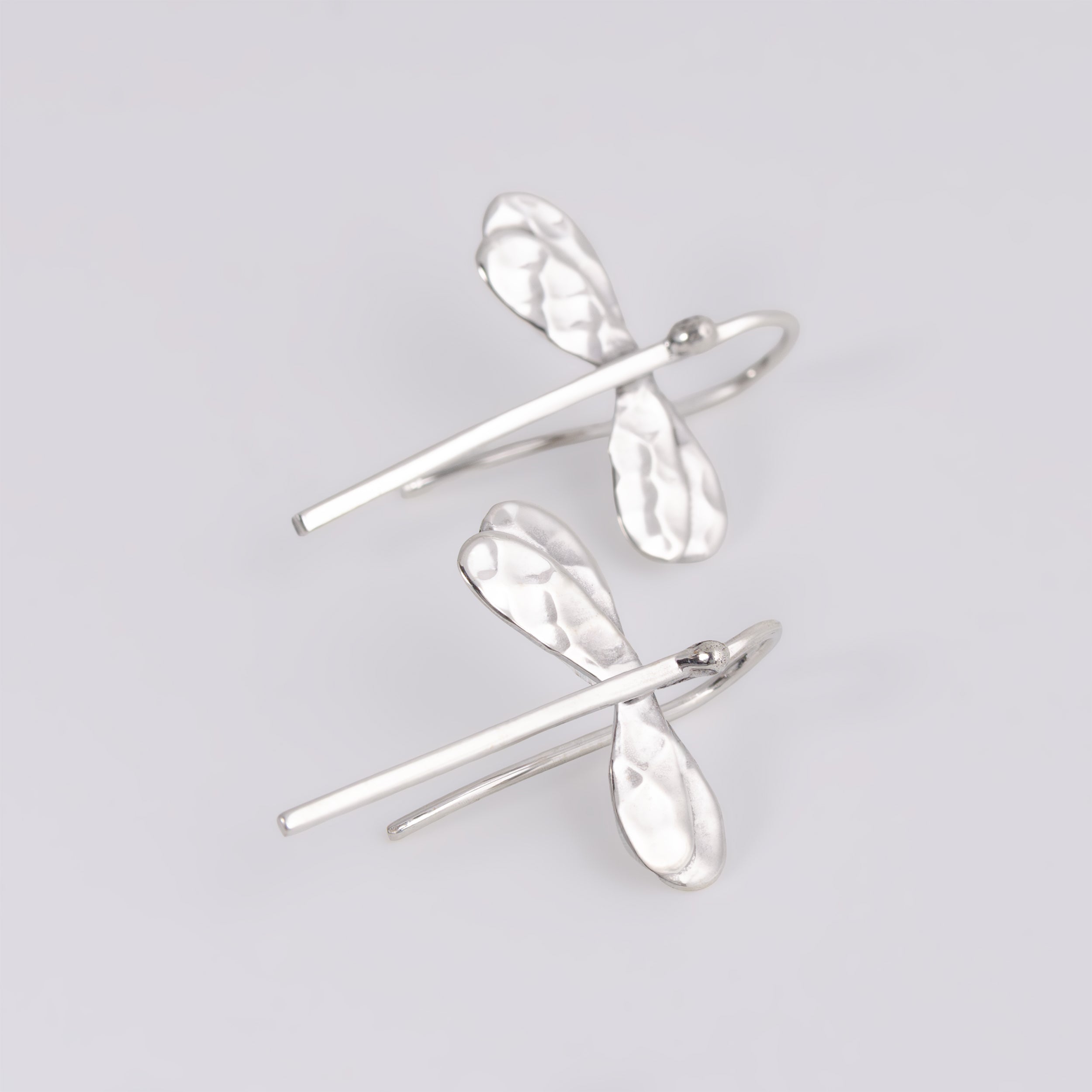 Sterling Silver Libelula Dragonfly Earrings