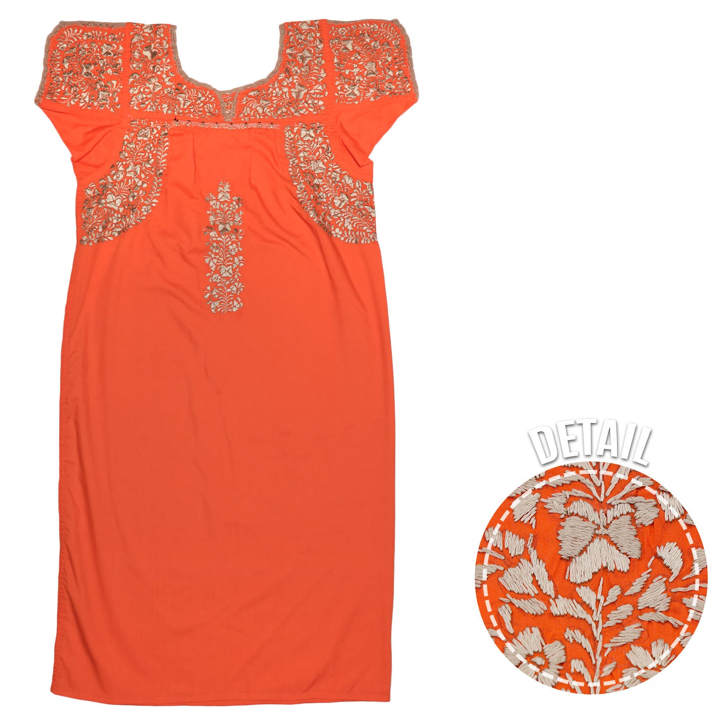 Sophia Embroidered Midi Dress