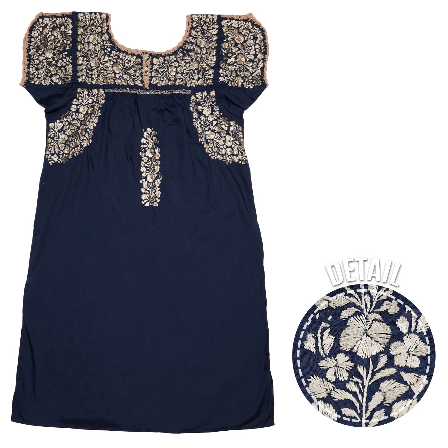 Sophia Embroidered Midi Dress