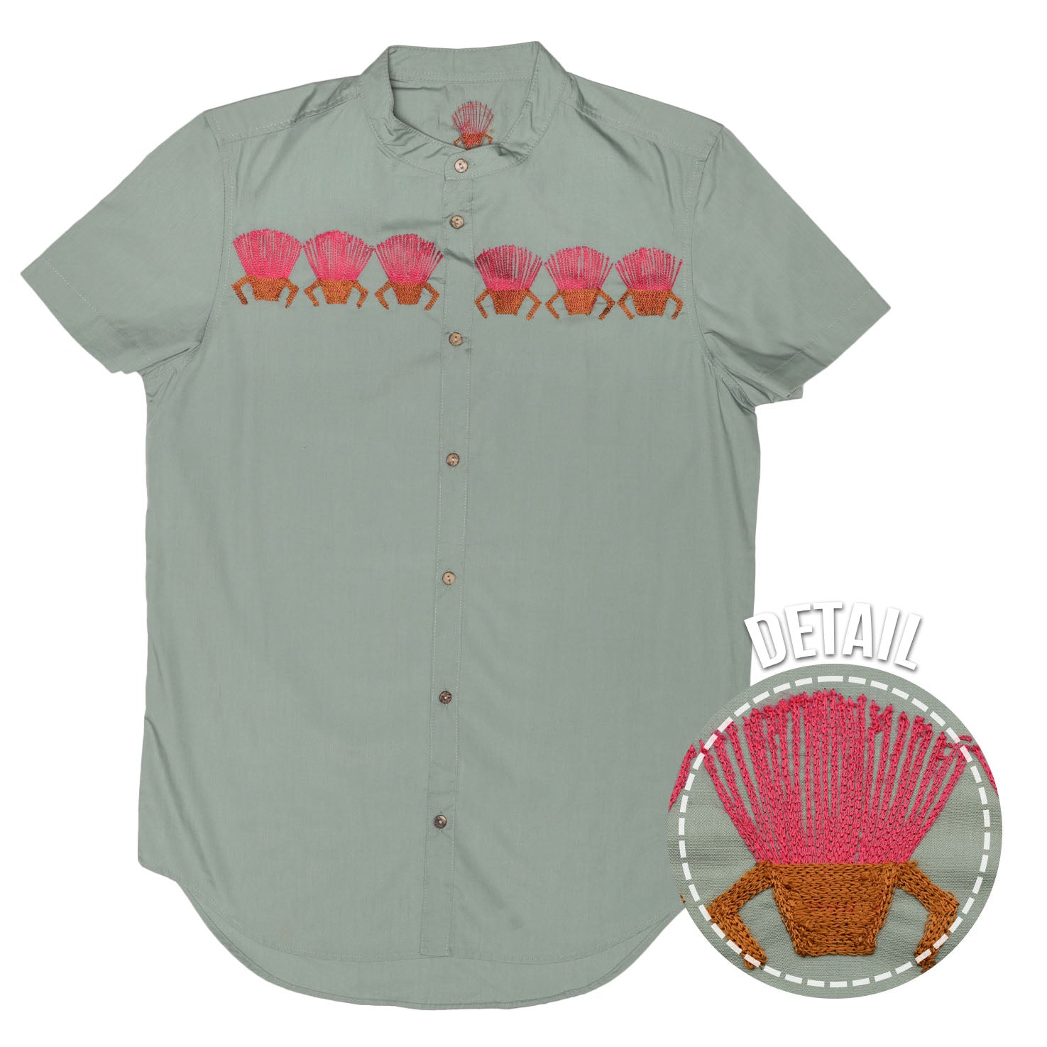 Short Sleeve Cadenilla Button Shirt