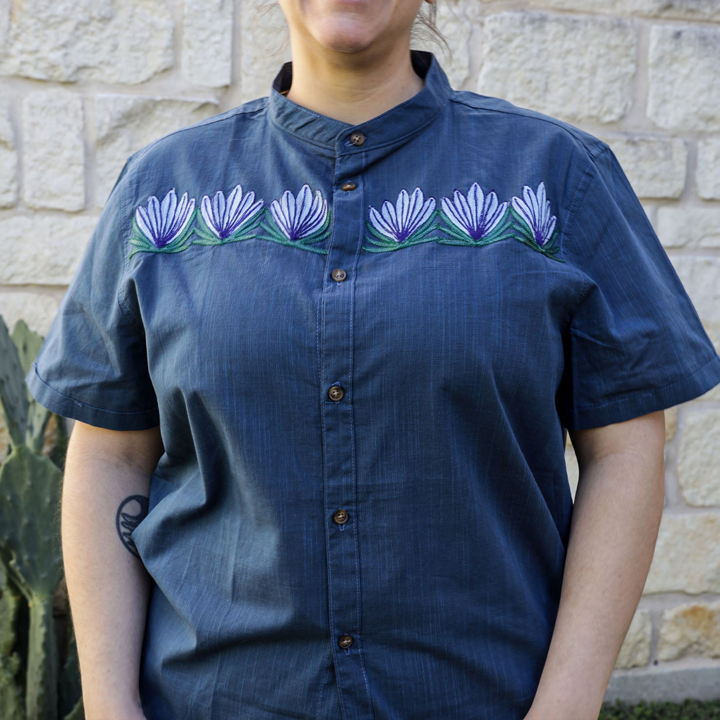 Short Sleeve Cadenilla Button Shirt