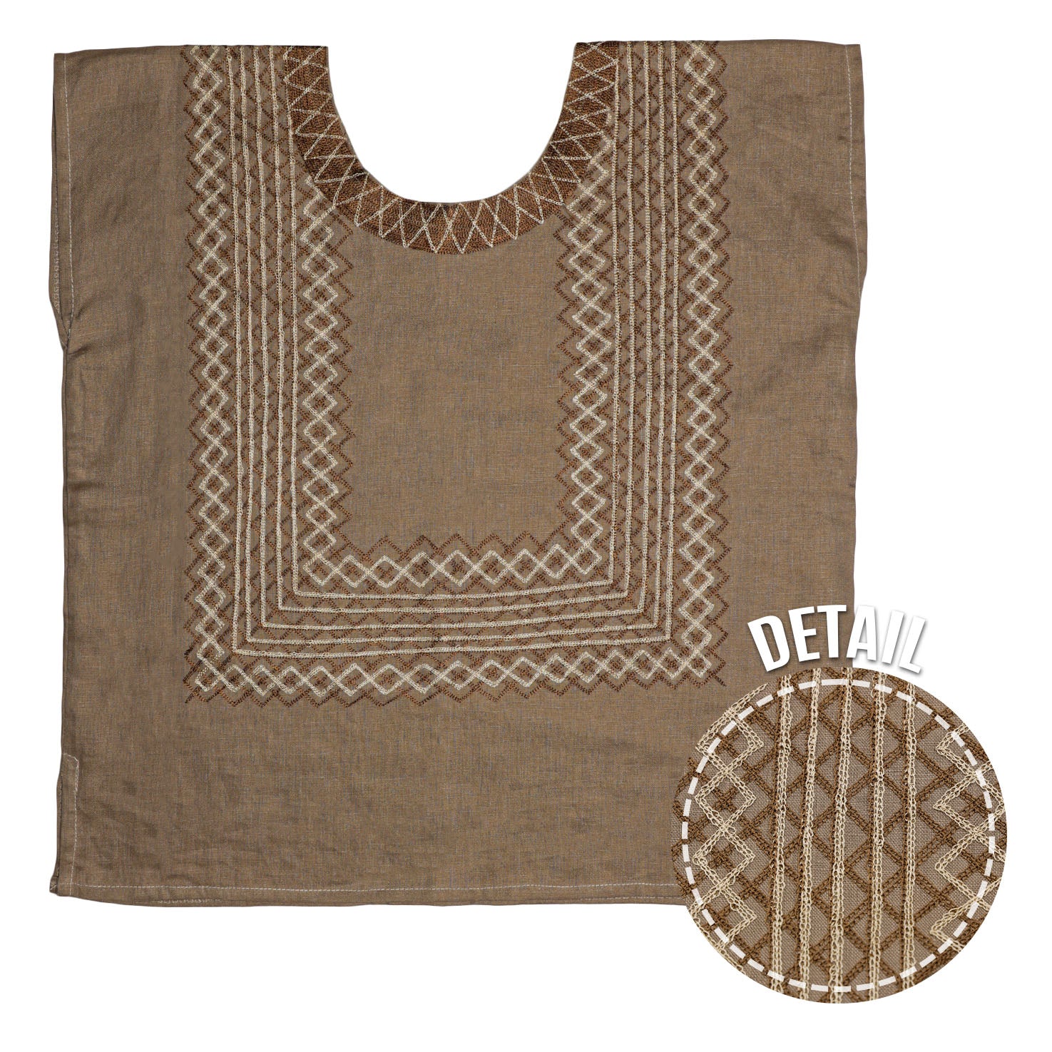 Geometría Cadenilla Linen Huipil