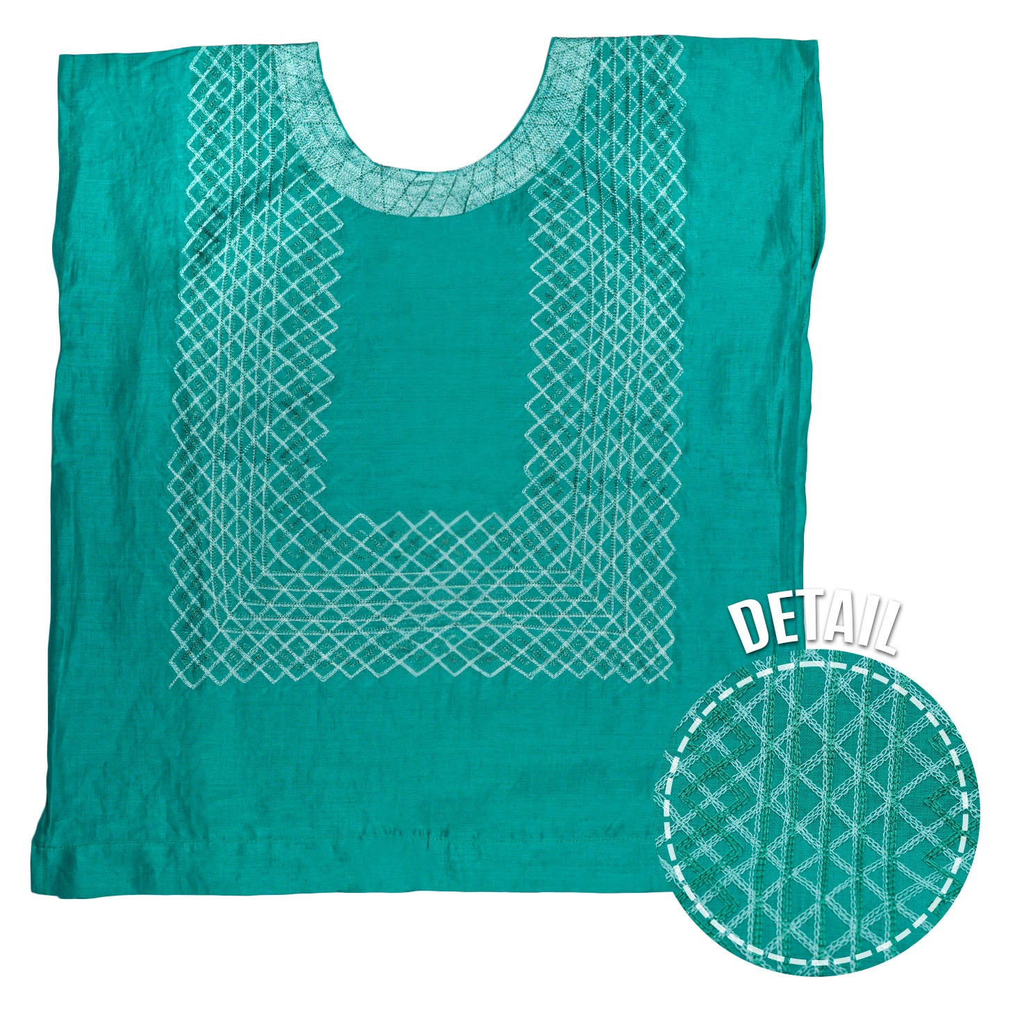 Geometría Cadenilla Linen Huipil