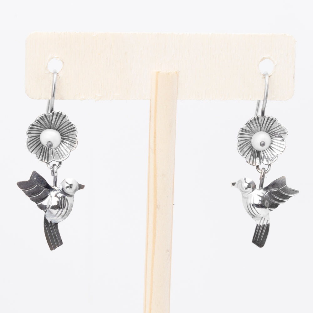 Sterling Silver Xochitl Love Mazahua Earrings