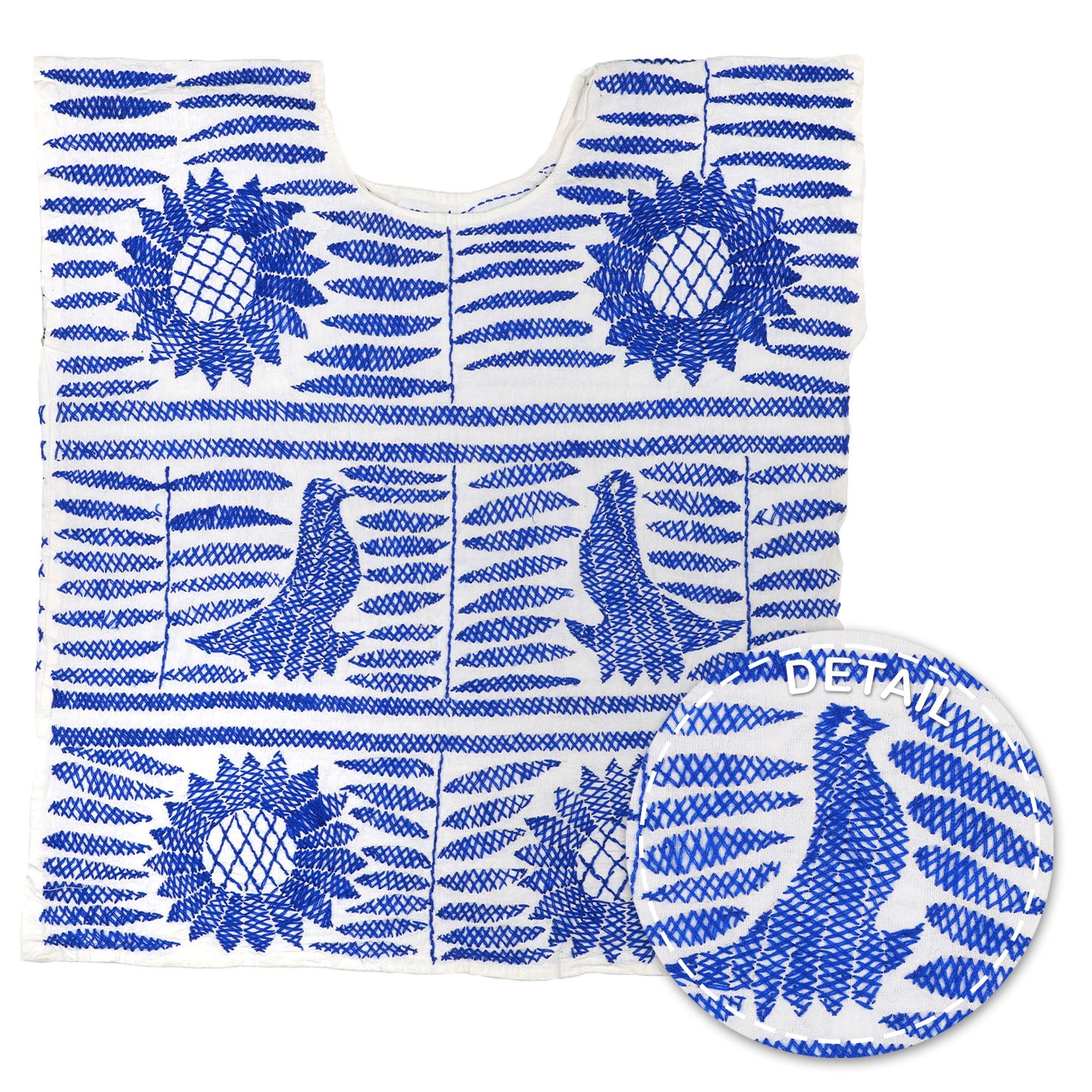 Stitched Palmita Hand-Embroidered Blouse