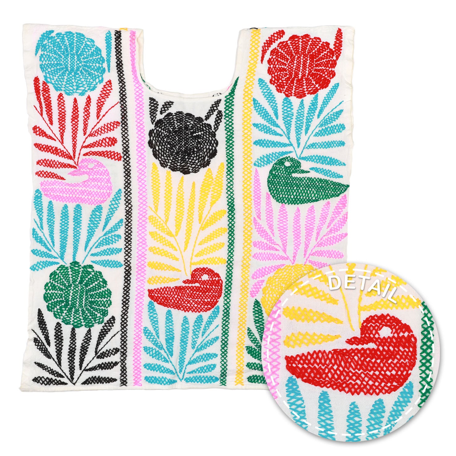 Stitched Palmita Hand-Embroidered Blouse