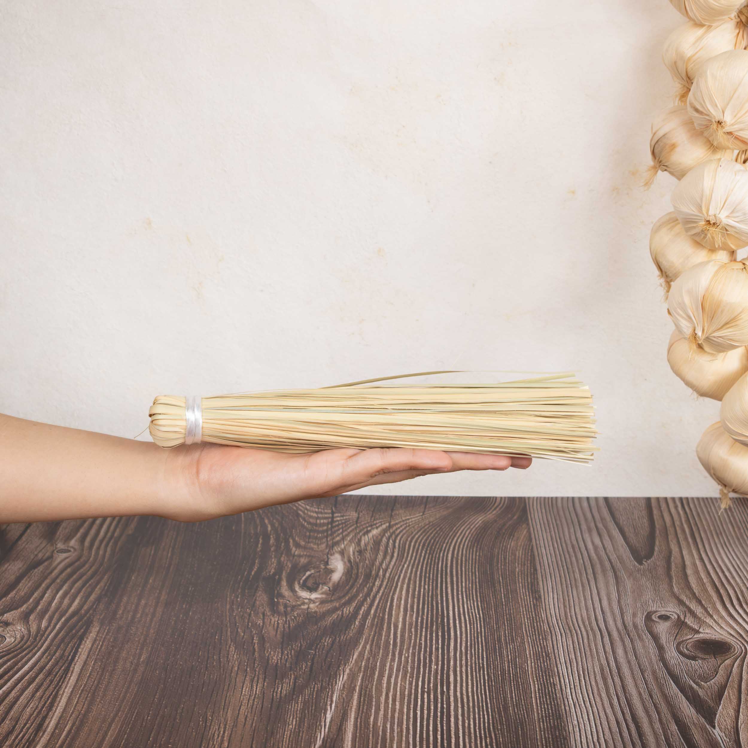 Escobitas Natural Palm Handheld Brooms