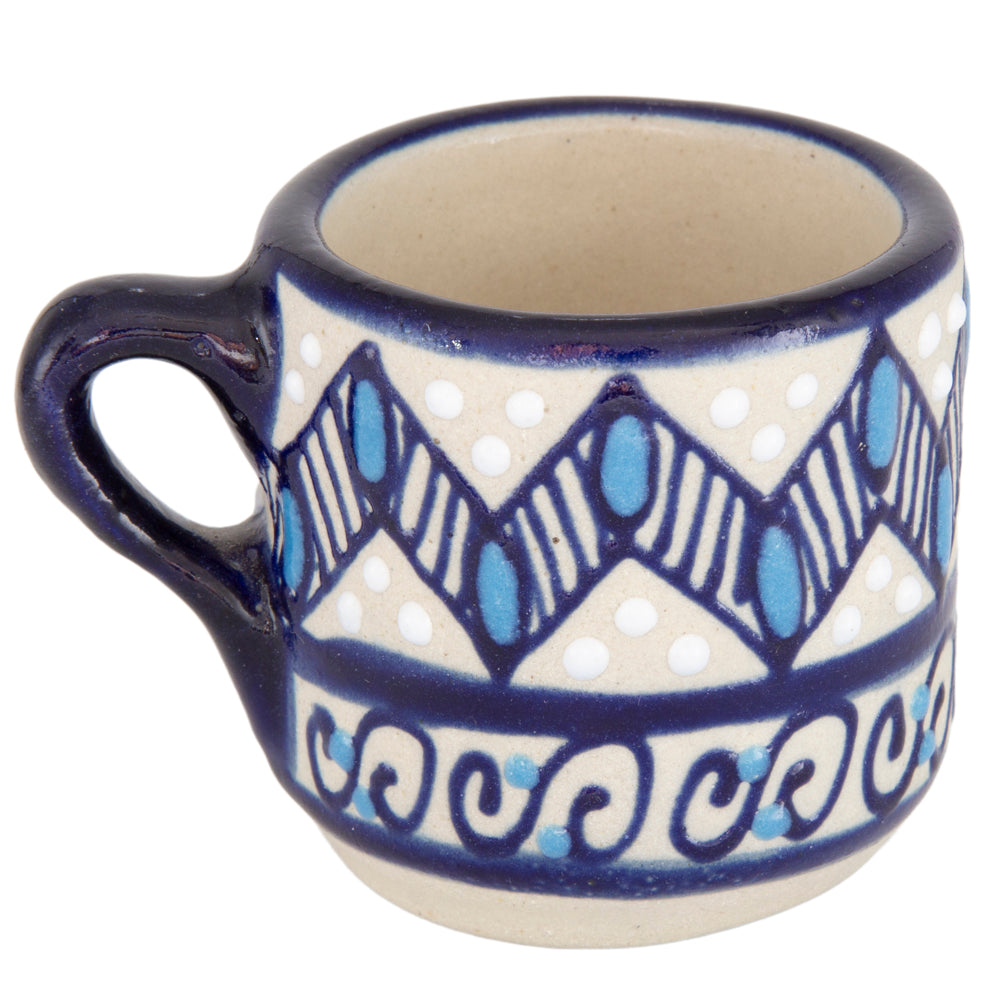 Coyoacán Hand-Painted Ceramic Espresso Mug