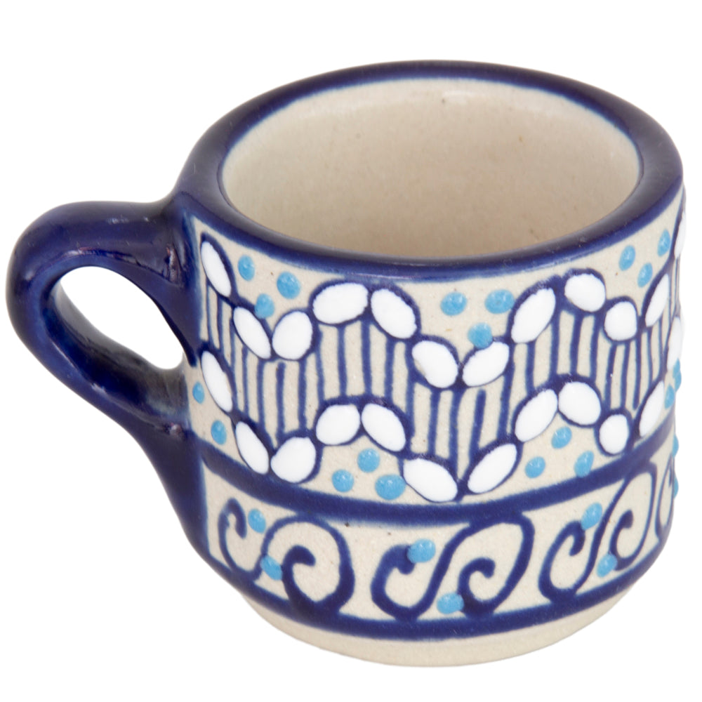 Coyoacán Hand-Painted Ceramic Espresso Mug