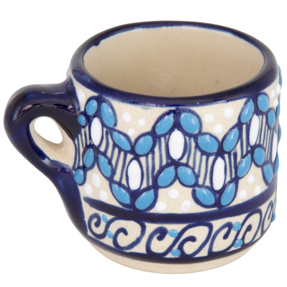 Coyoacán Hand-Painted Ceramic Espresso Mug