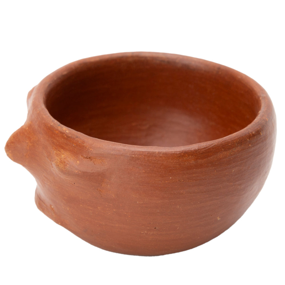 Red Clay Face Terracotta Short Spice Holder/Mezcalero
